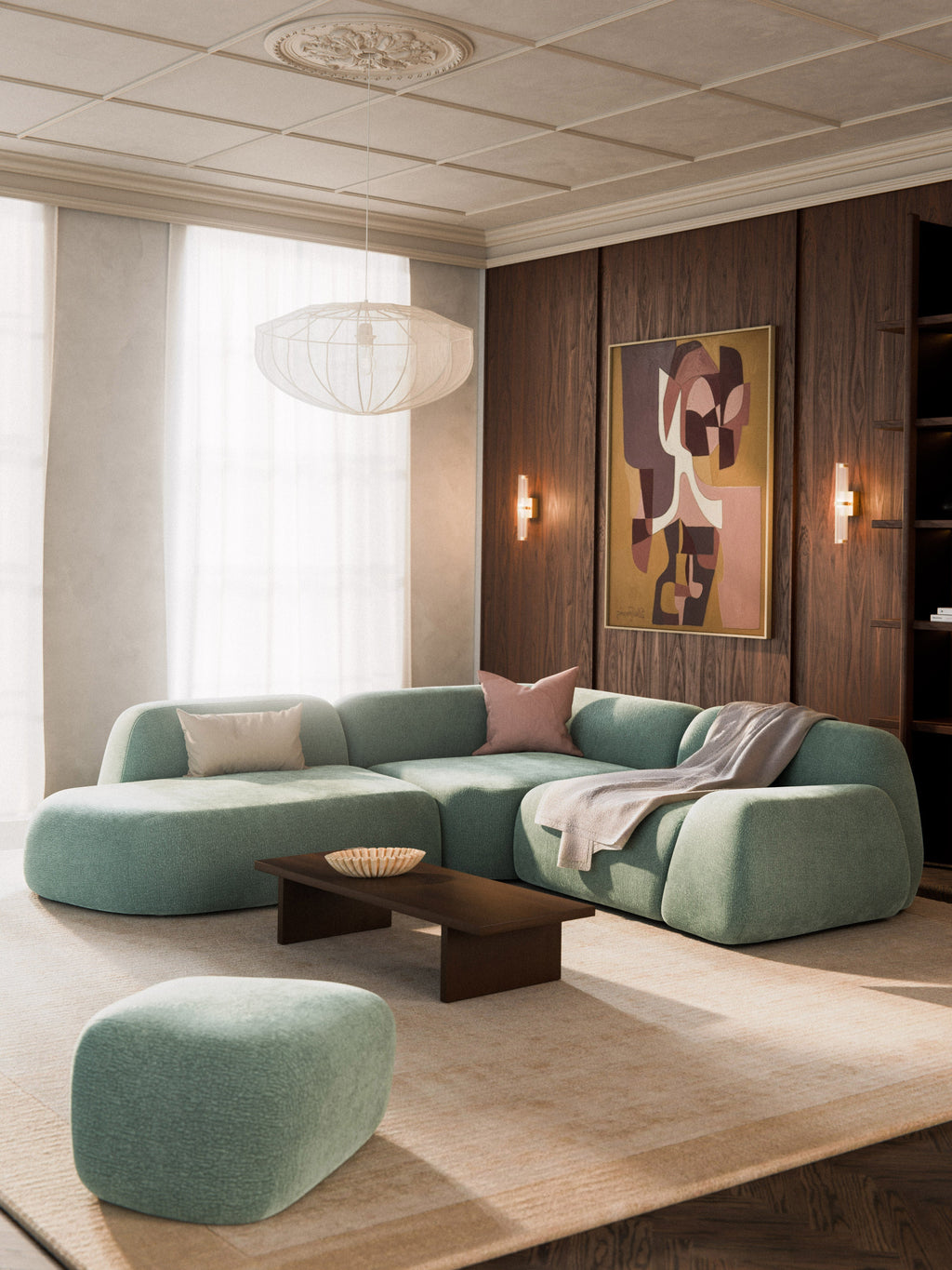 Wolke Modular Corner Sofa (4-seater) with Chaise End