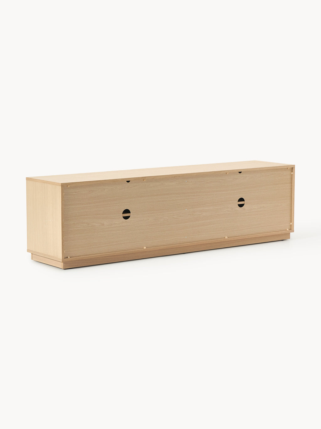 Wisp Wooden TV Stand with Upholstered Front