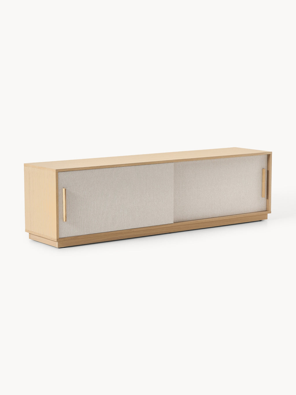 Gallery image 1 - Wooden TV Stand Wisp with Upholstered Front