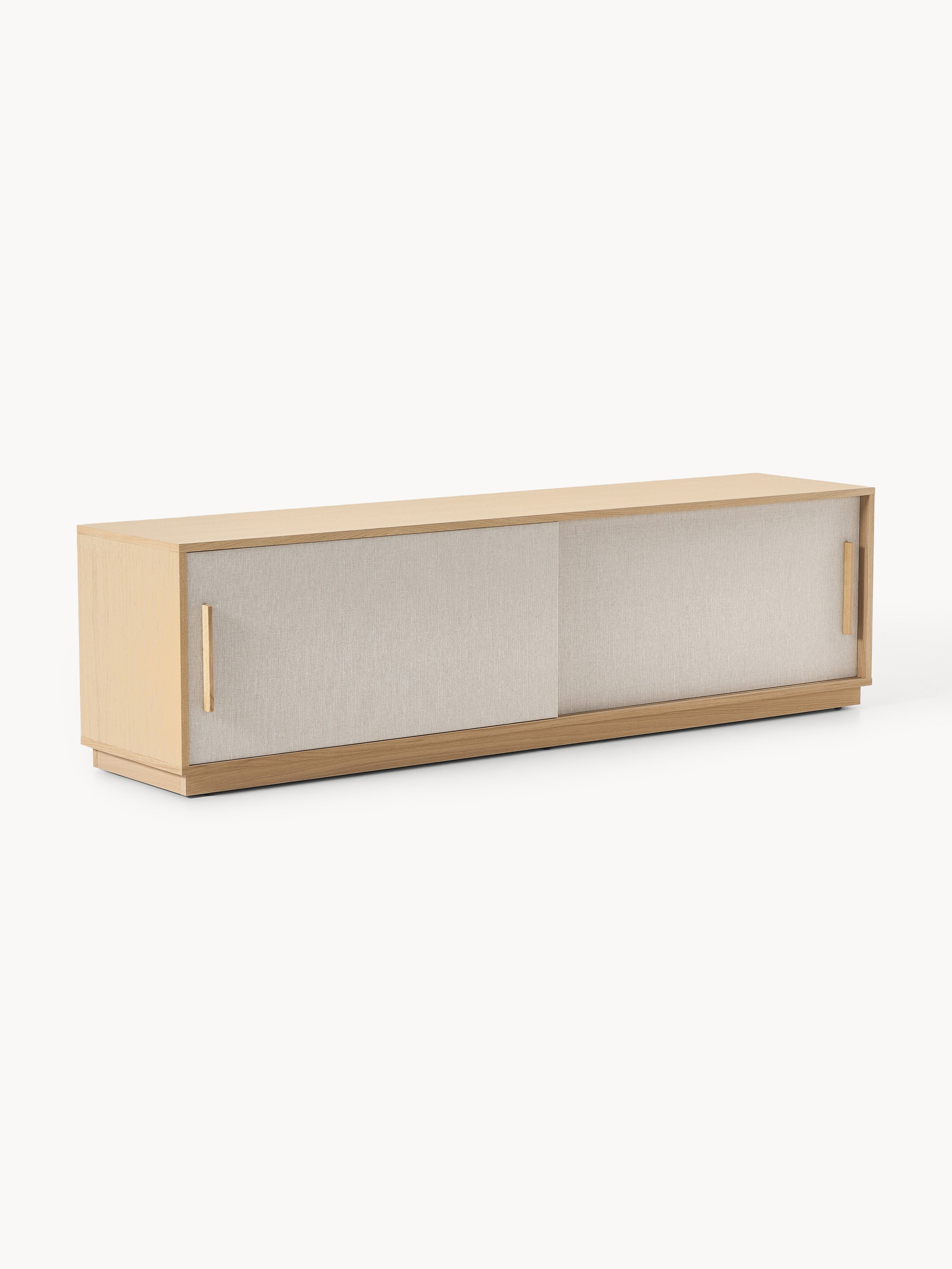 Gallery image 1 - Wooden TV Stand Wisp with Upholstered Front