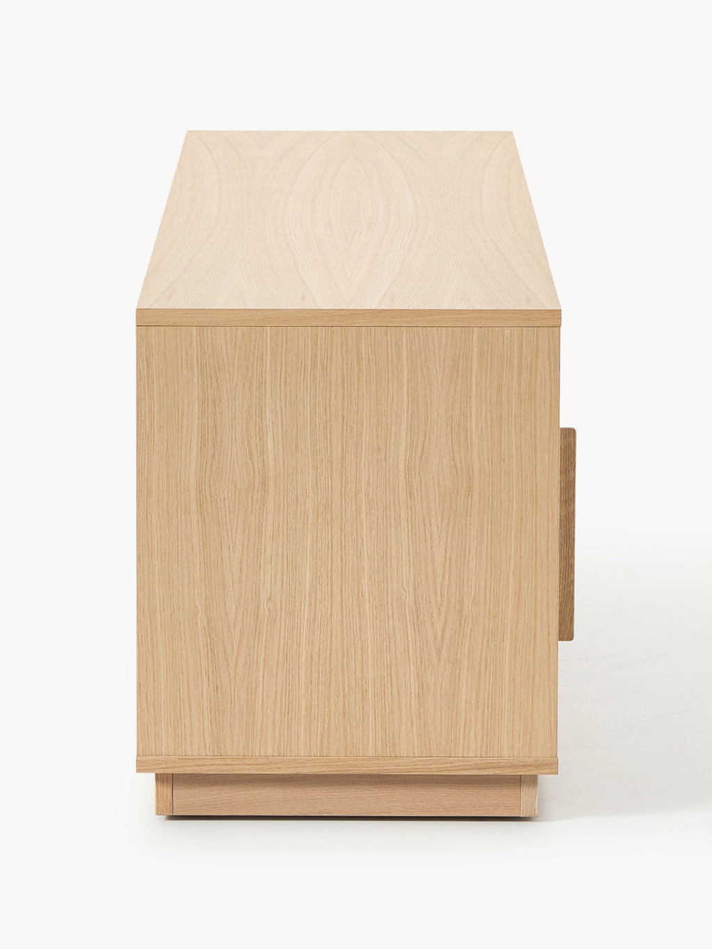 Wisp Wooden TV Stand with Upholstered Front