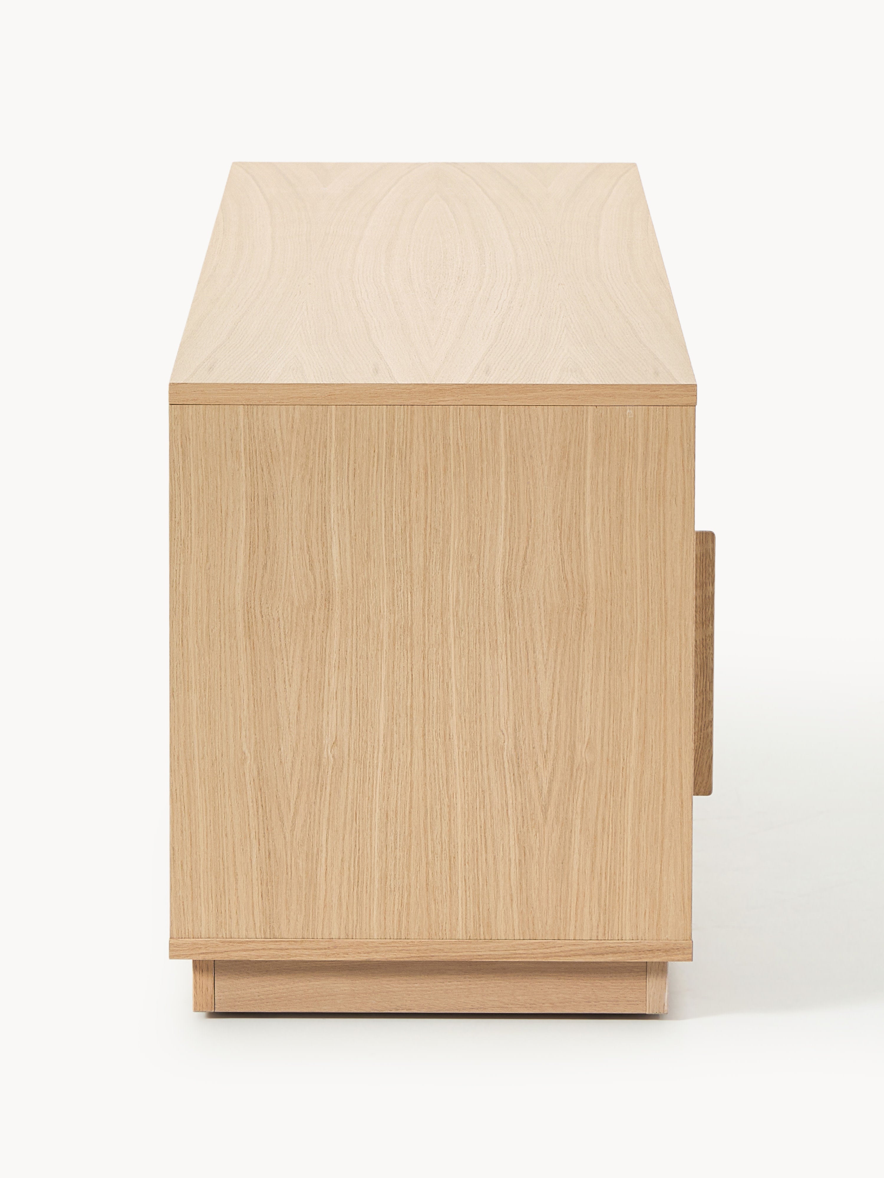 Wisp Wooden TV Stand with Upholstered Front