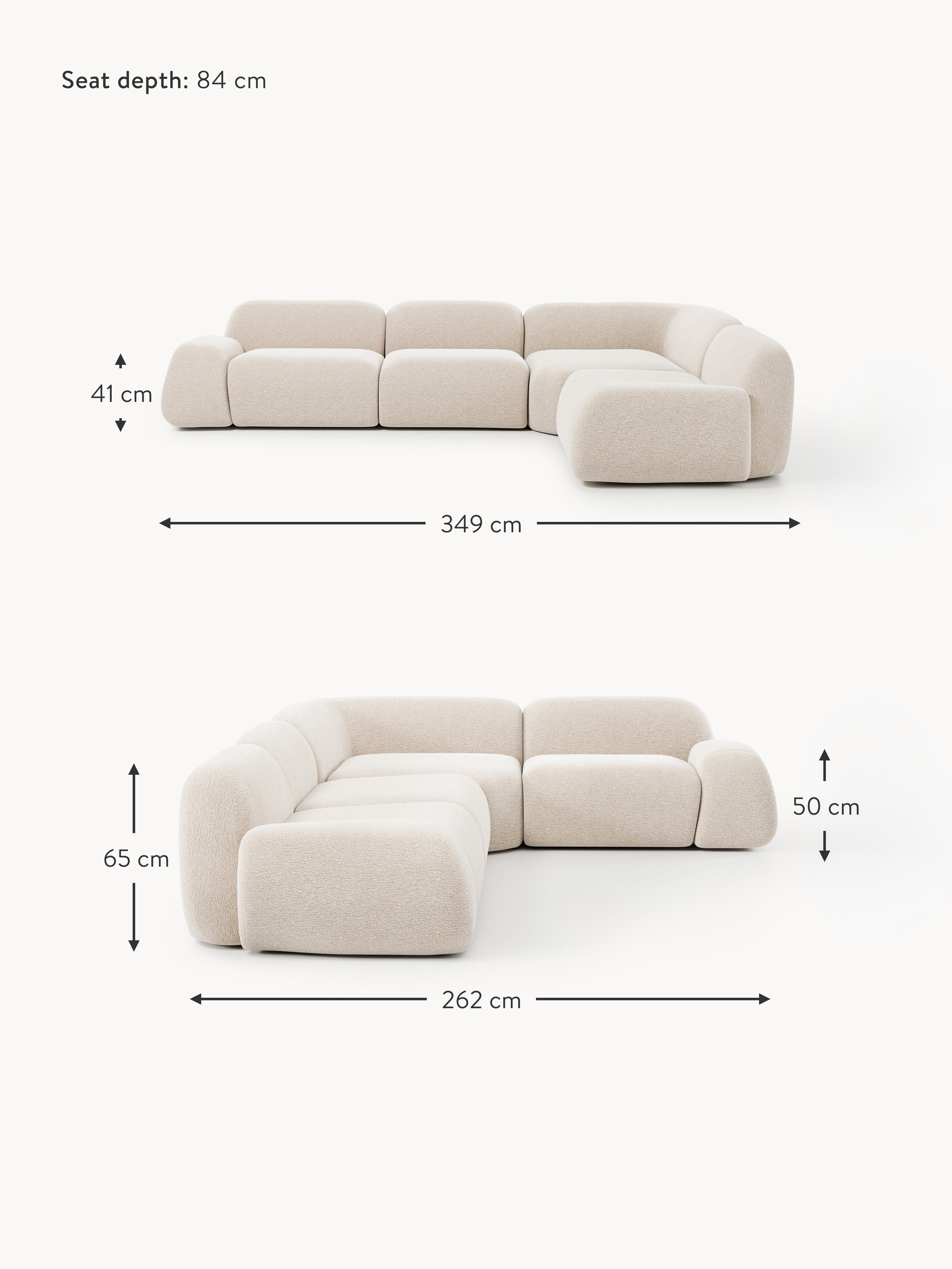 Wolke Modular Corner Sofa (4-seater)