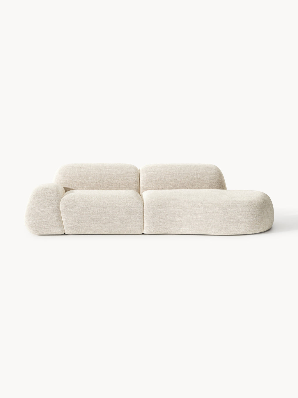 Gallery image 1 - Modular Bouclé Chaise Wolke (3-seater)