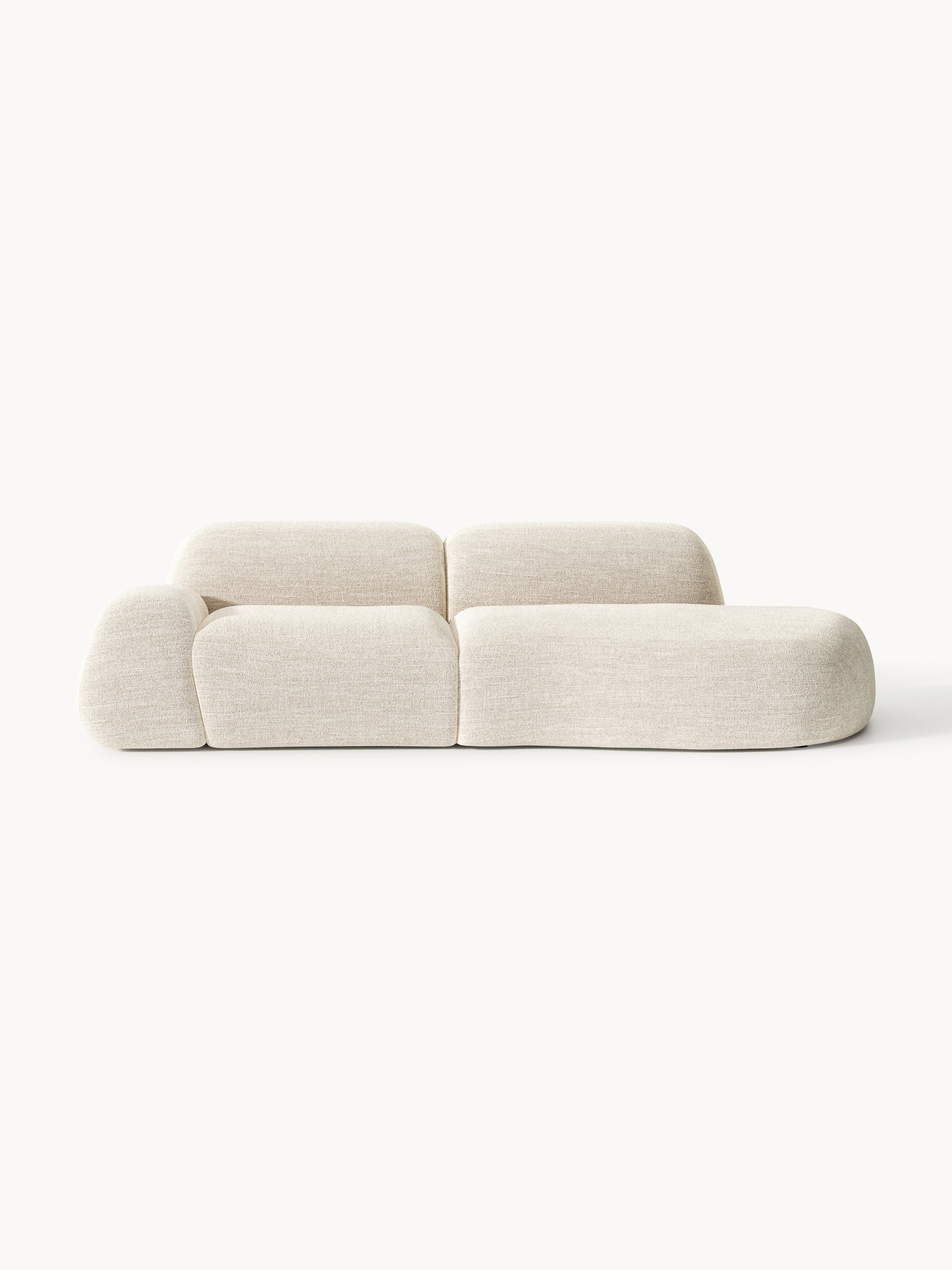 Gallery image 1 - Modular Bouclé Chaise Wolke (3-seater)