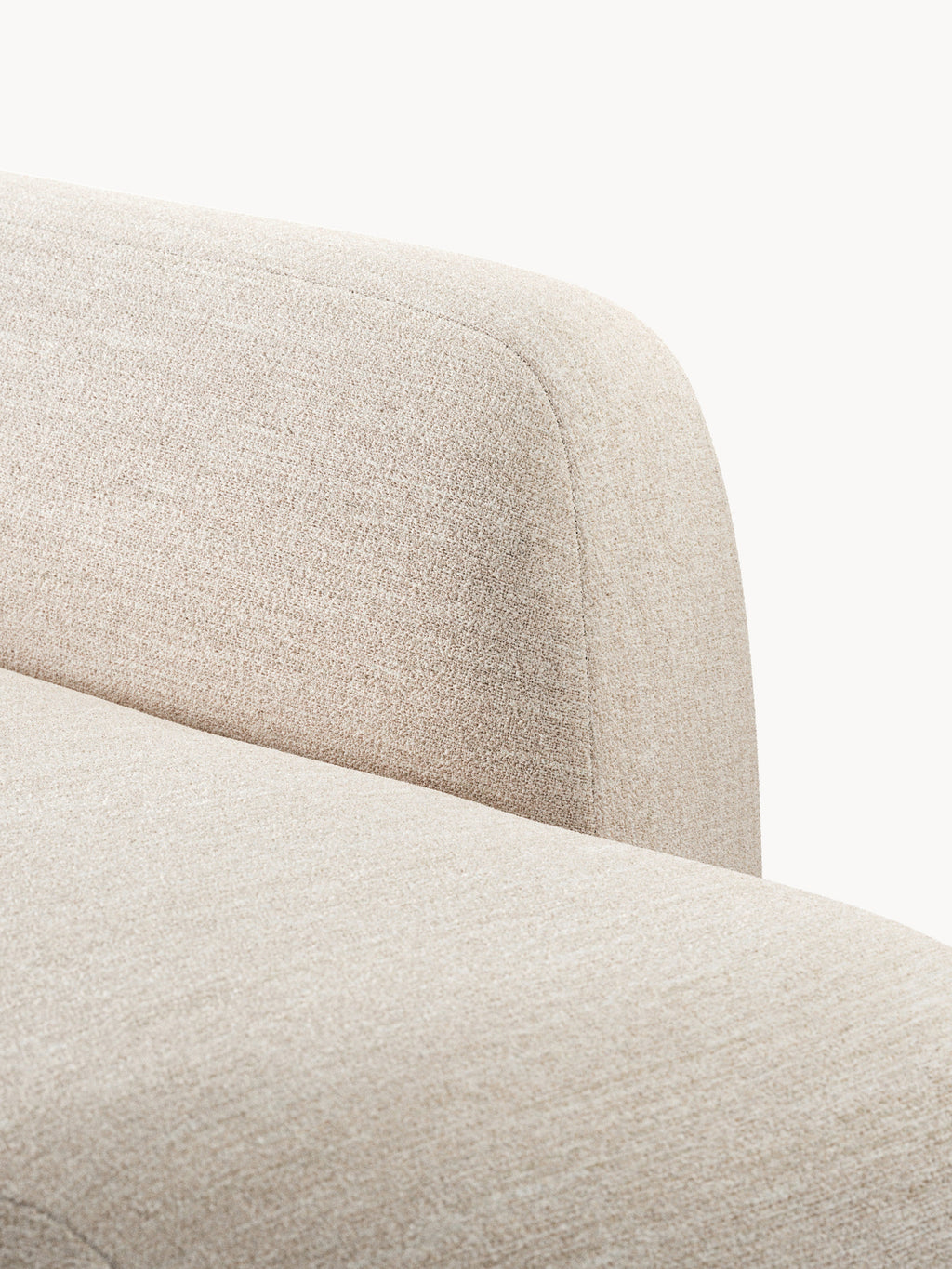 Wolke Modular Bouclé Chaise (3-seater)