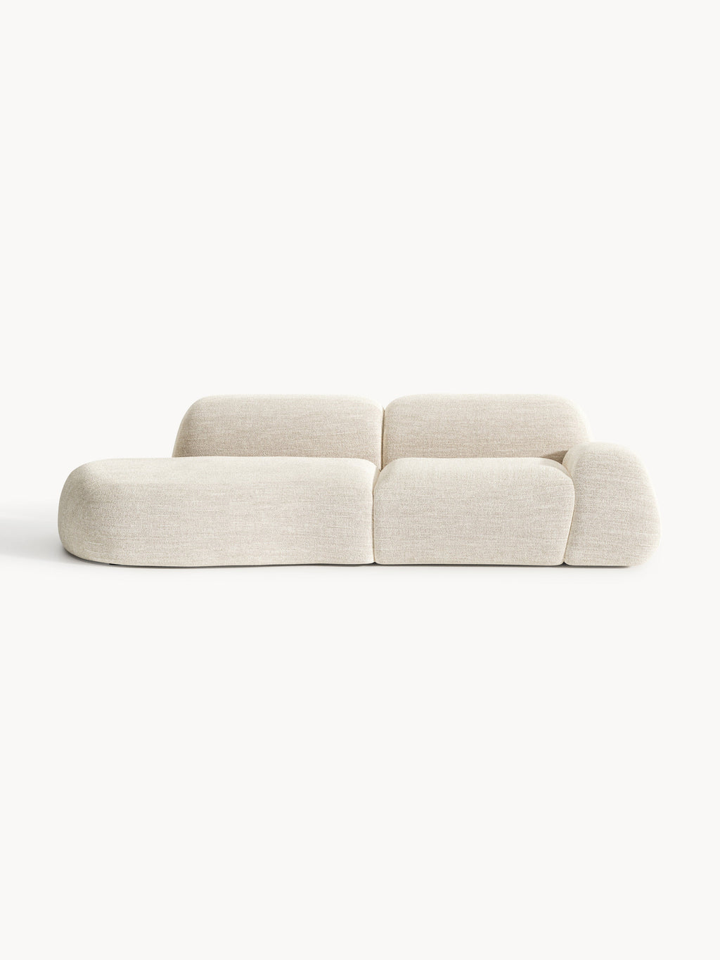 Wolke Modular Bouclé Chaise (3-seater)