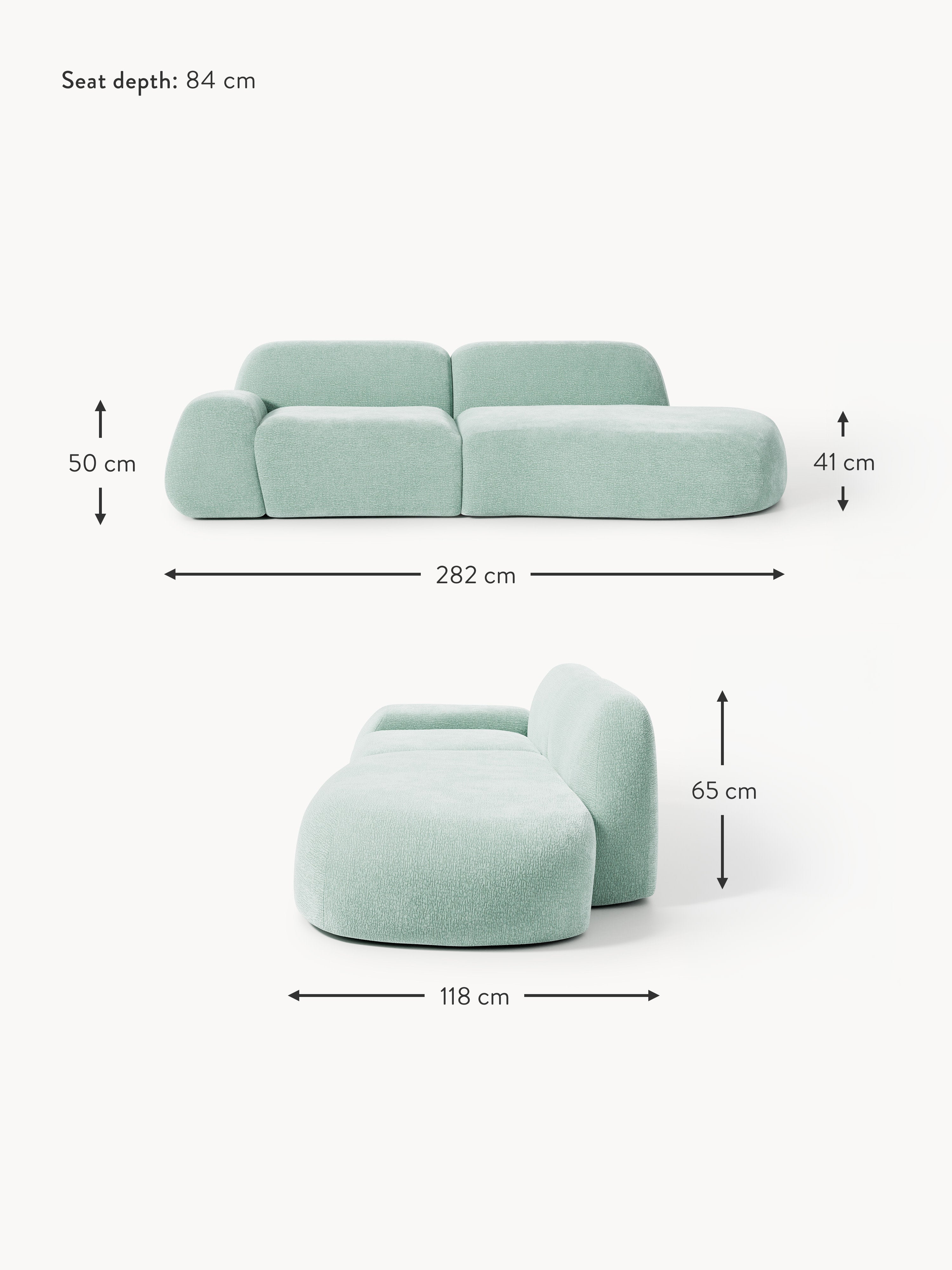 Wolke Modular Chaise (3-seater)