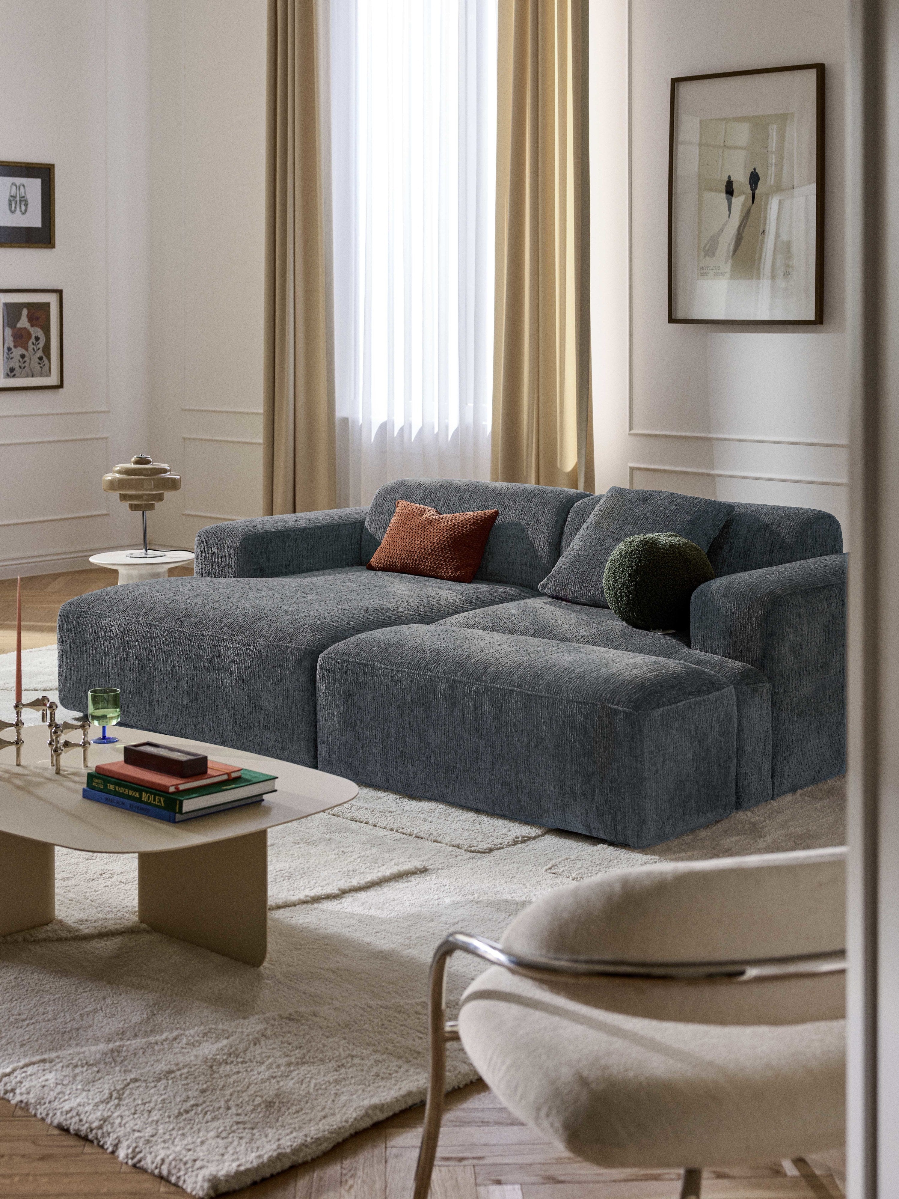 Melva XL Ottoman, W 116 x D 42 cm