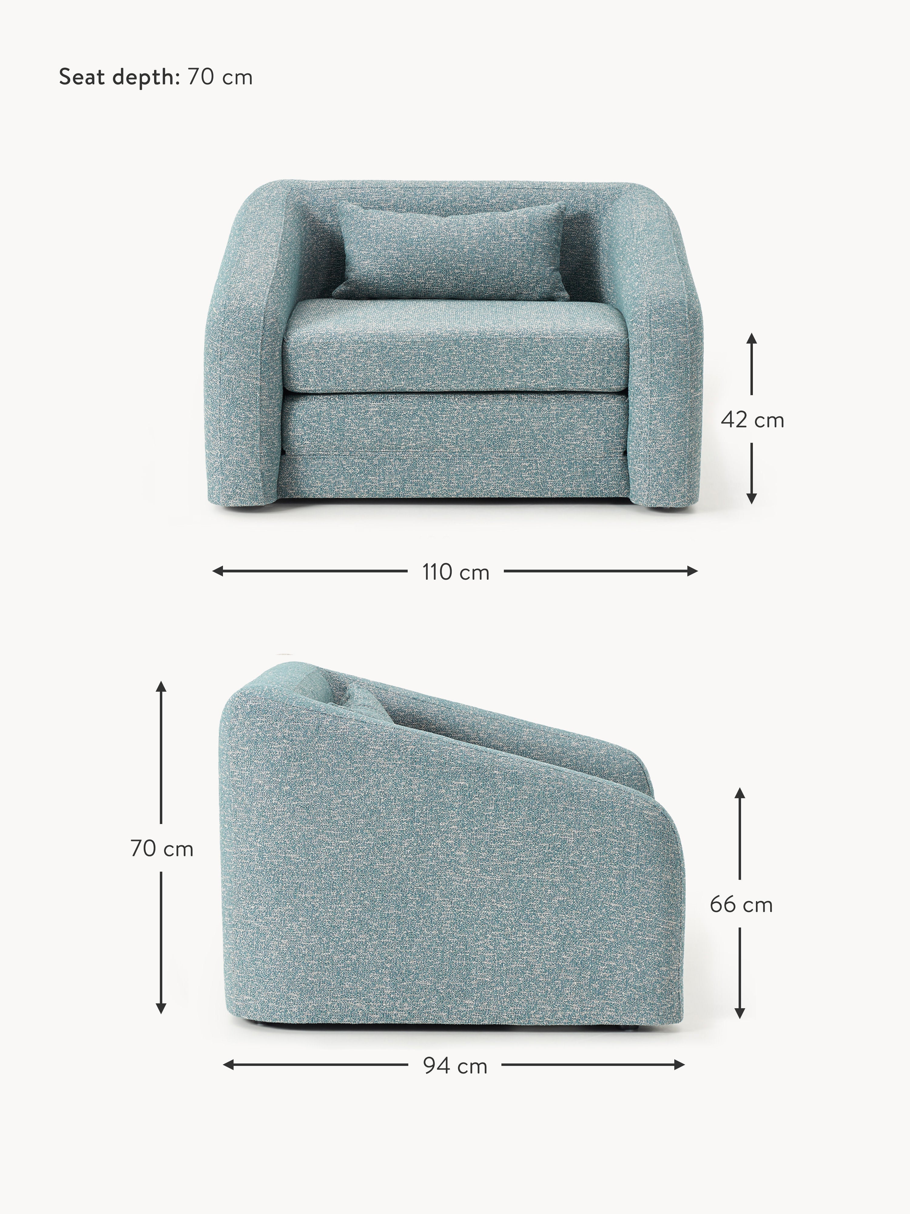 Eliot Bouclé Chair Bed