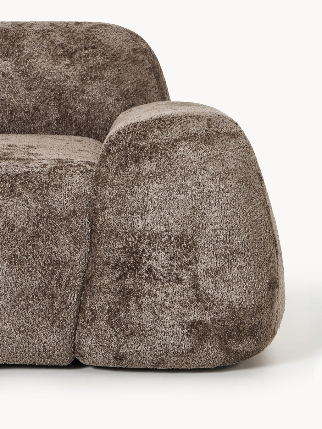 Wolke Modular Teddy Bouclé Corner Sofa (4-seater) with Chaise End
