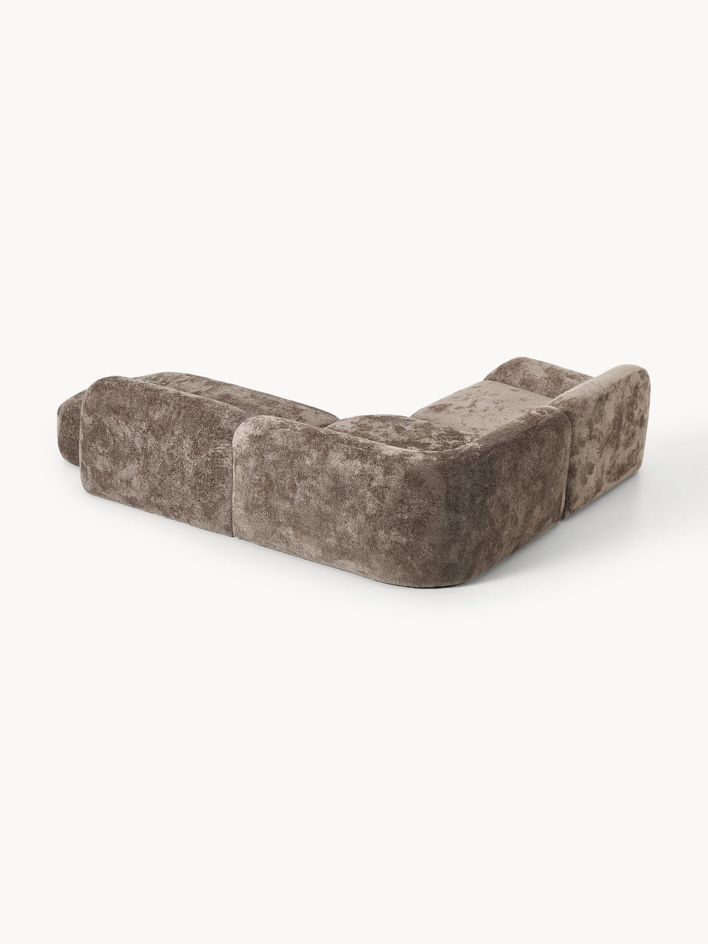 Wolke Modular Teddy Bouclé Corner Sofa (4-seater) with Chaise End