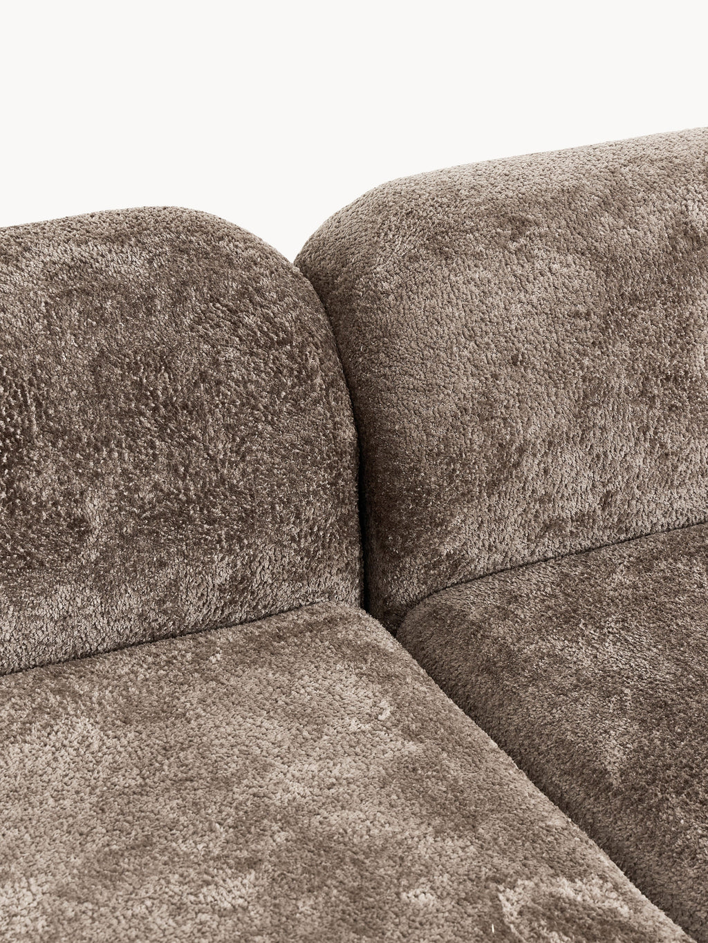 Wolke Modular Teddy Bouclé Corner Sofa (4-seater) with Chaise End