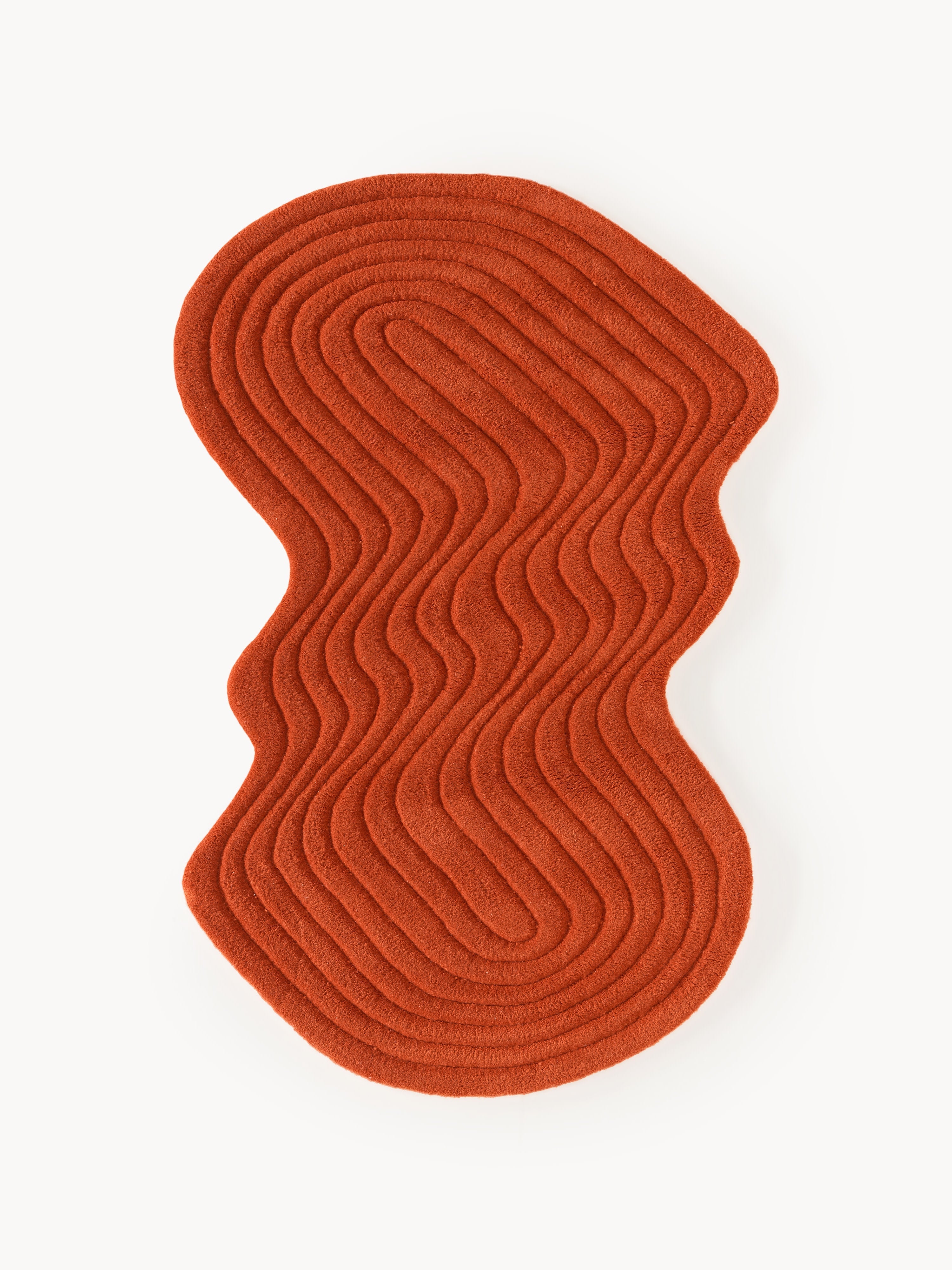 Gallery image 1 - Organic-Shaped Hand-Tufted Wool Rug Aliza