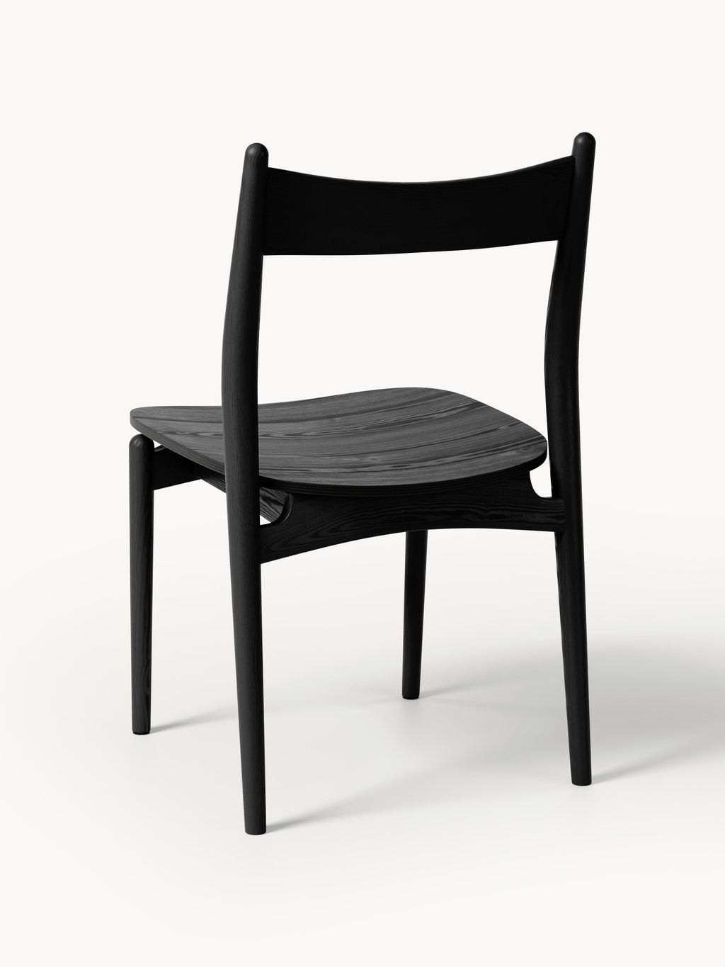 Koa Ash Wood Dining Chair