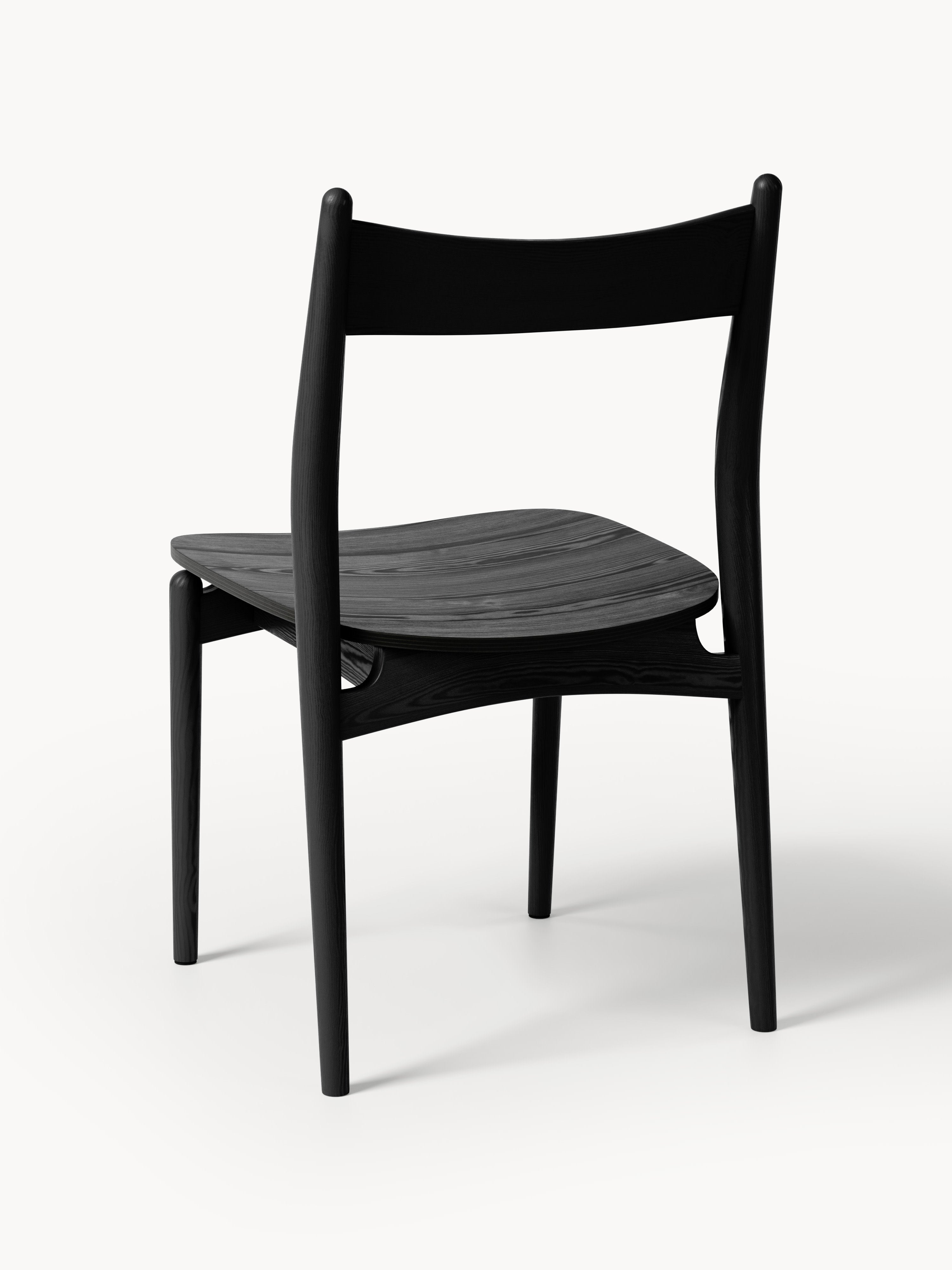 Koa Ash Wood Dining Chair