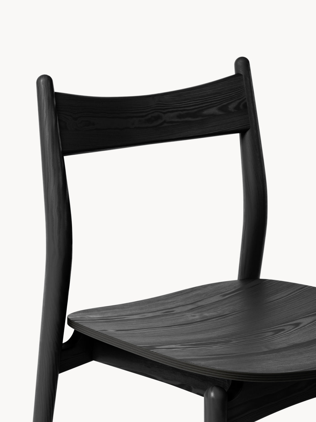 Koa Ash Wood Dining Chair