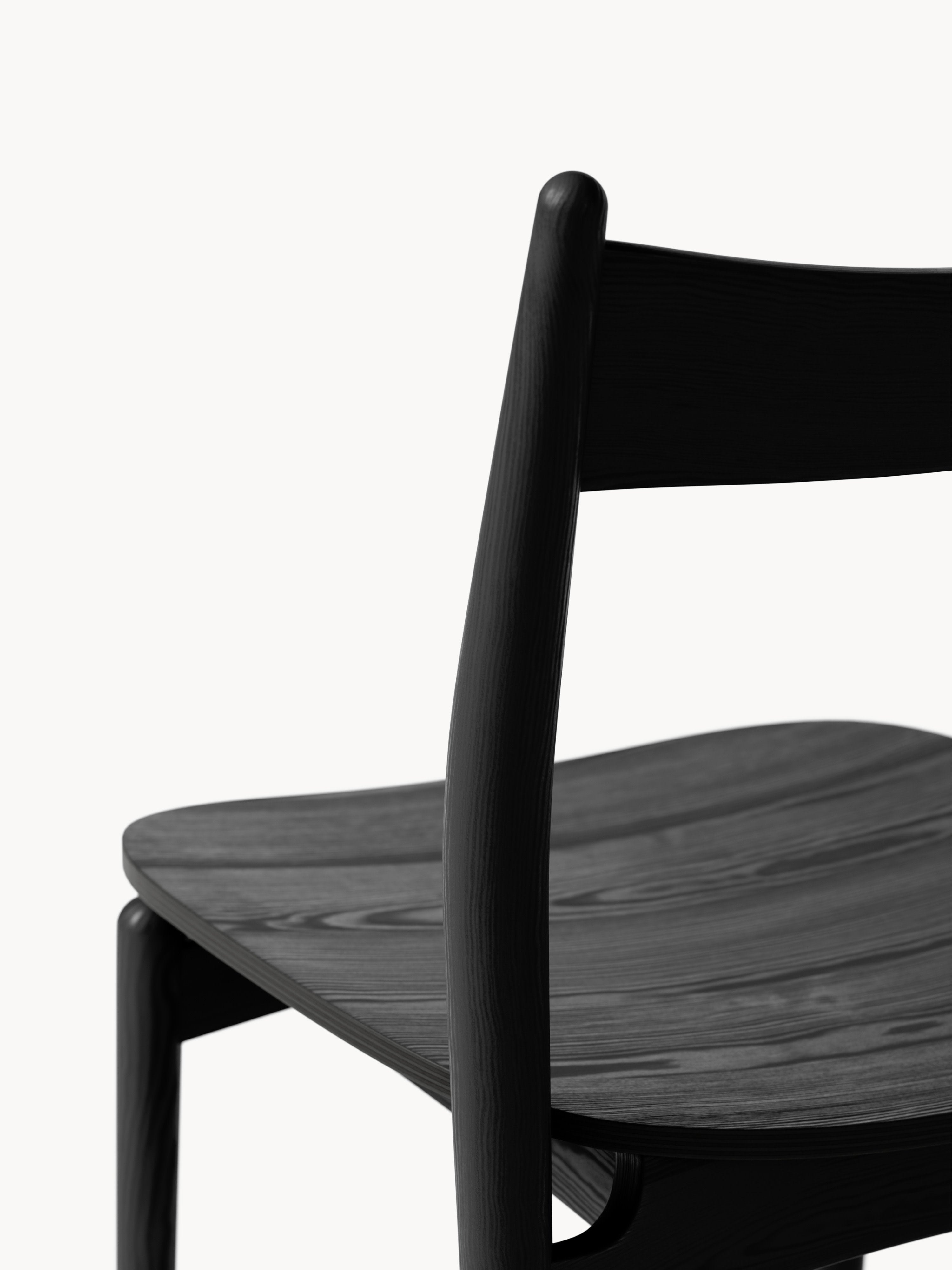 Koa Ash Wood Dining Chair