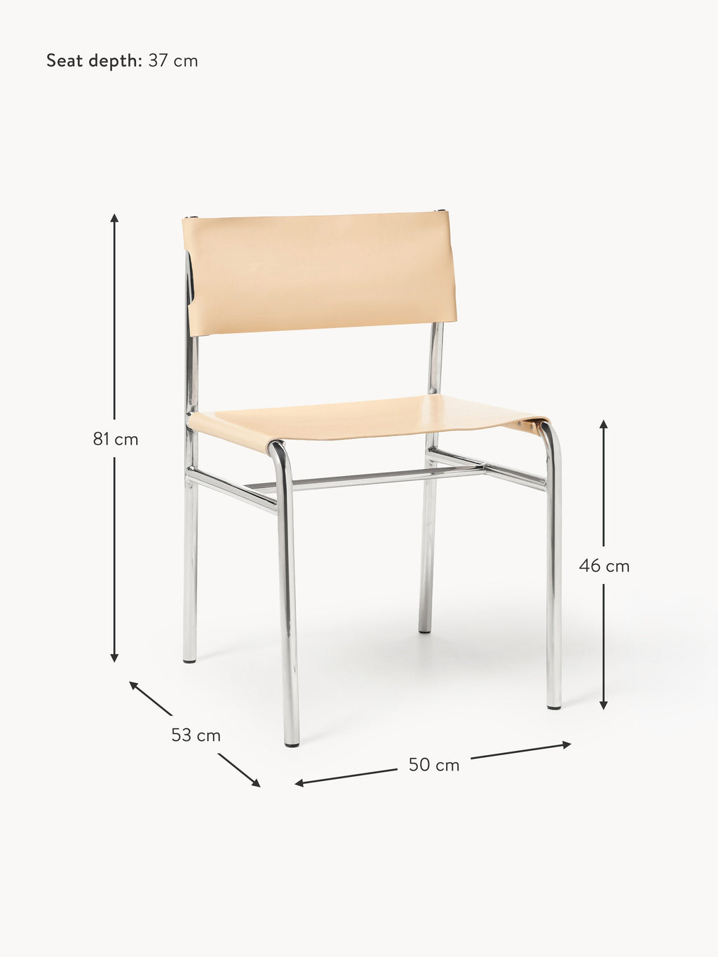 Jordan Leather Dining Chair