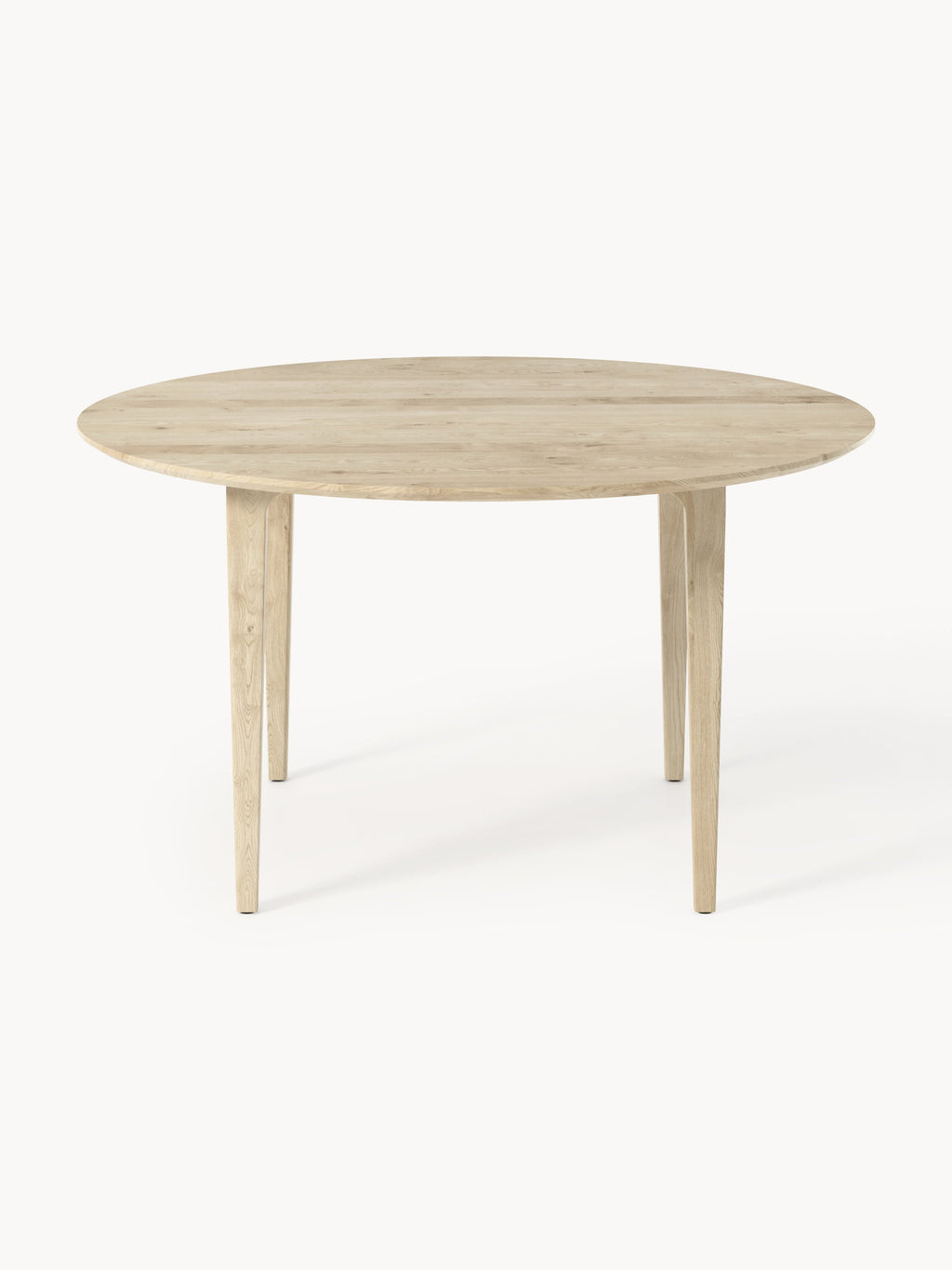 Archie Round Oak Wood Dining Table, various sizes