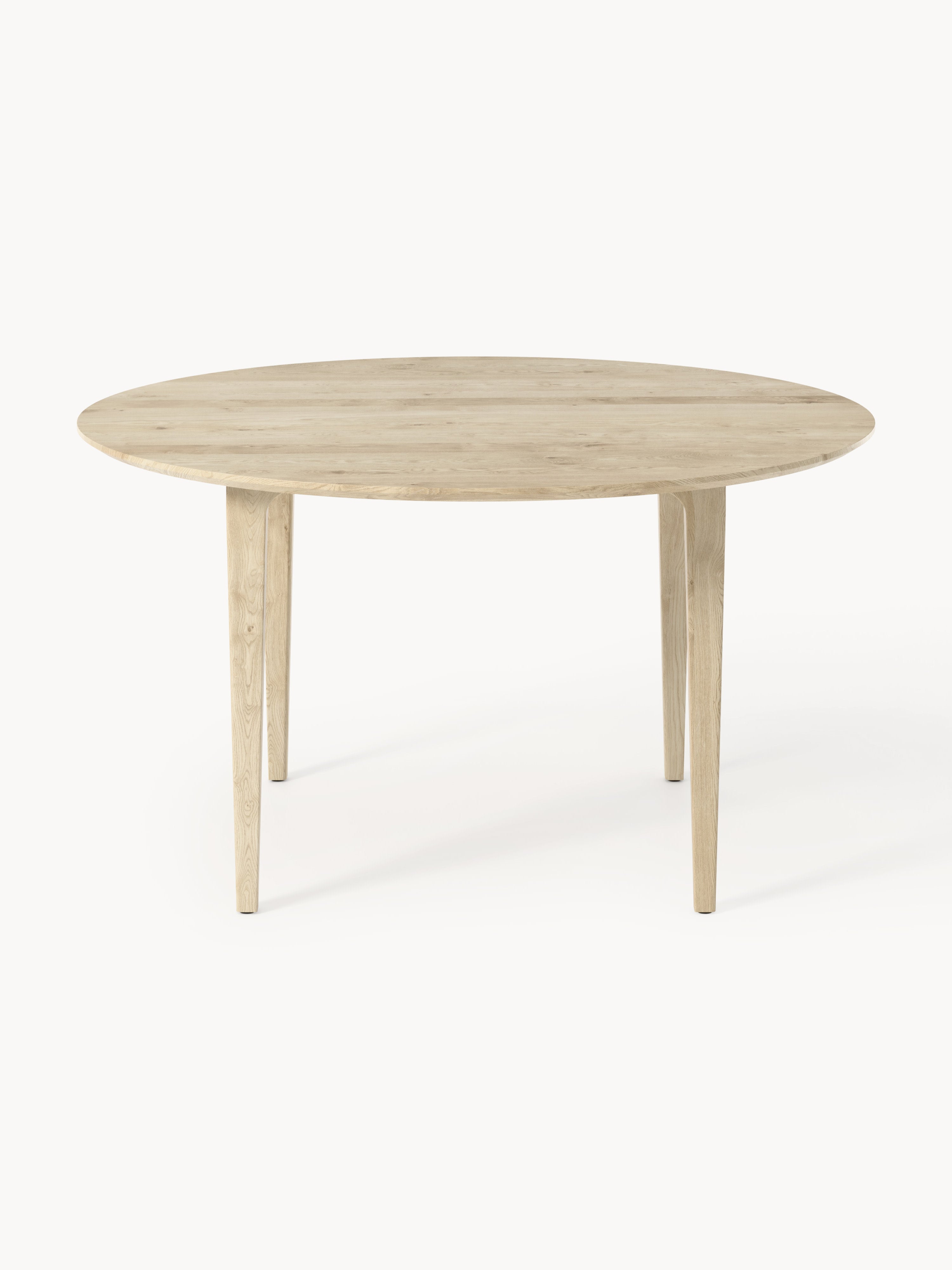 Archie Round Oak Wood Dining Table, various sizes