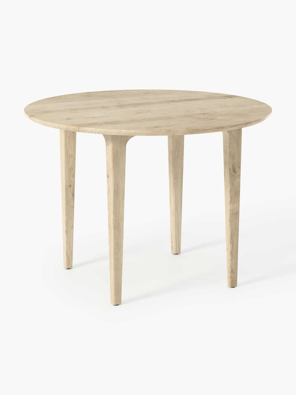Archie Round Oak Wood Dining Table, various sizes