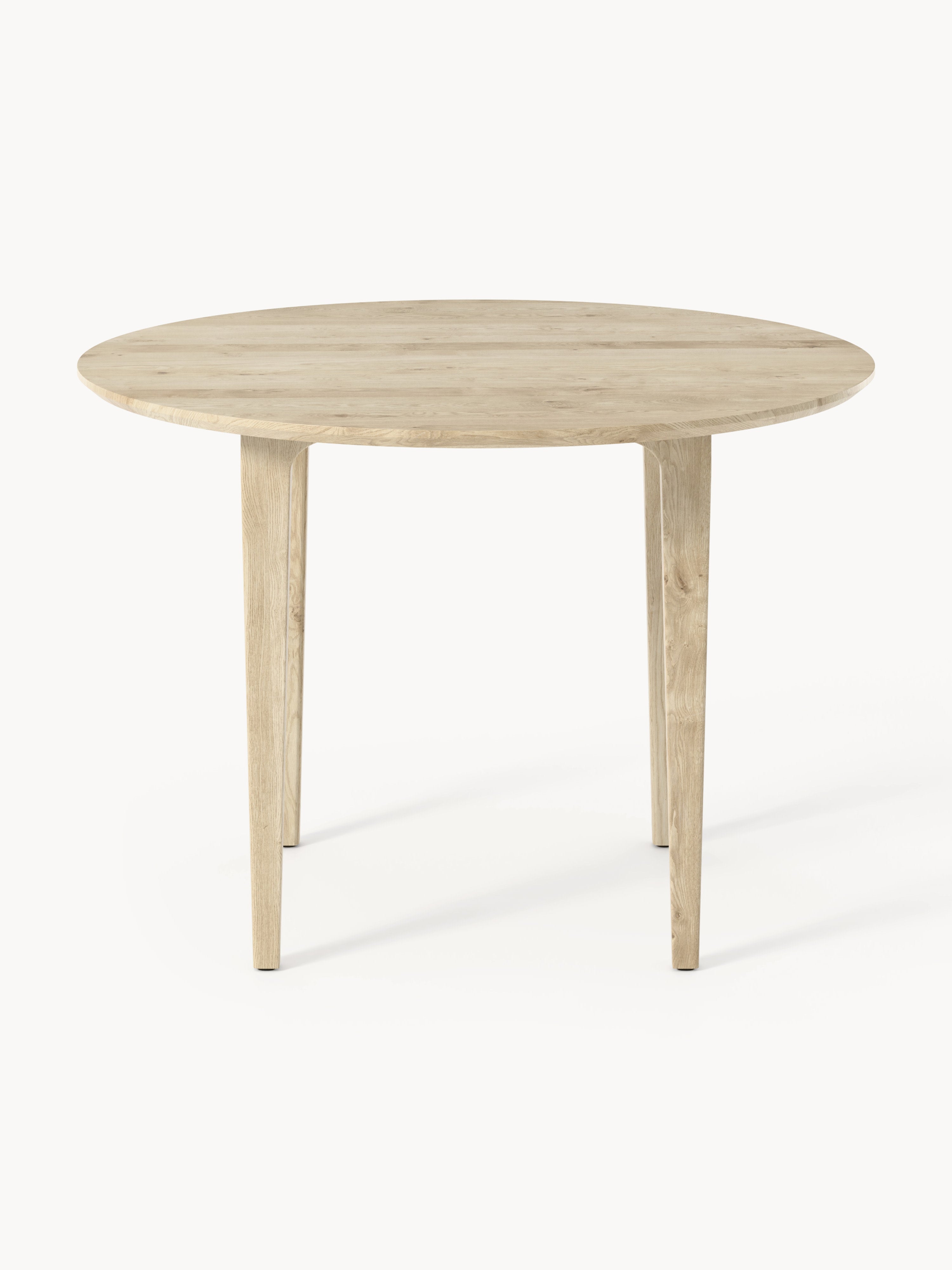 Archie Round Oak Wood Dining Table, various sizes