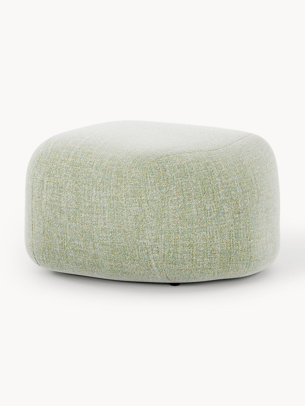 Gallery image 1 - Oval Bouclé Ottoman Wolke