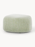 Gallery image 1 - Oval Bouclé Ottoman Wolke