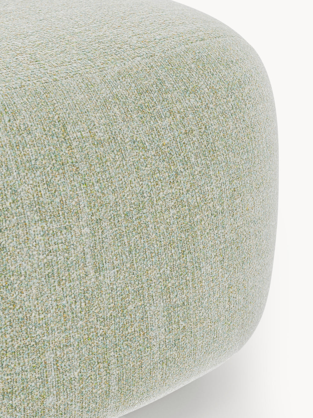 Wolke Oval Bouclé Ottoman