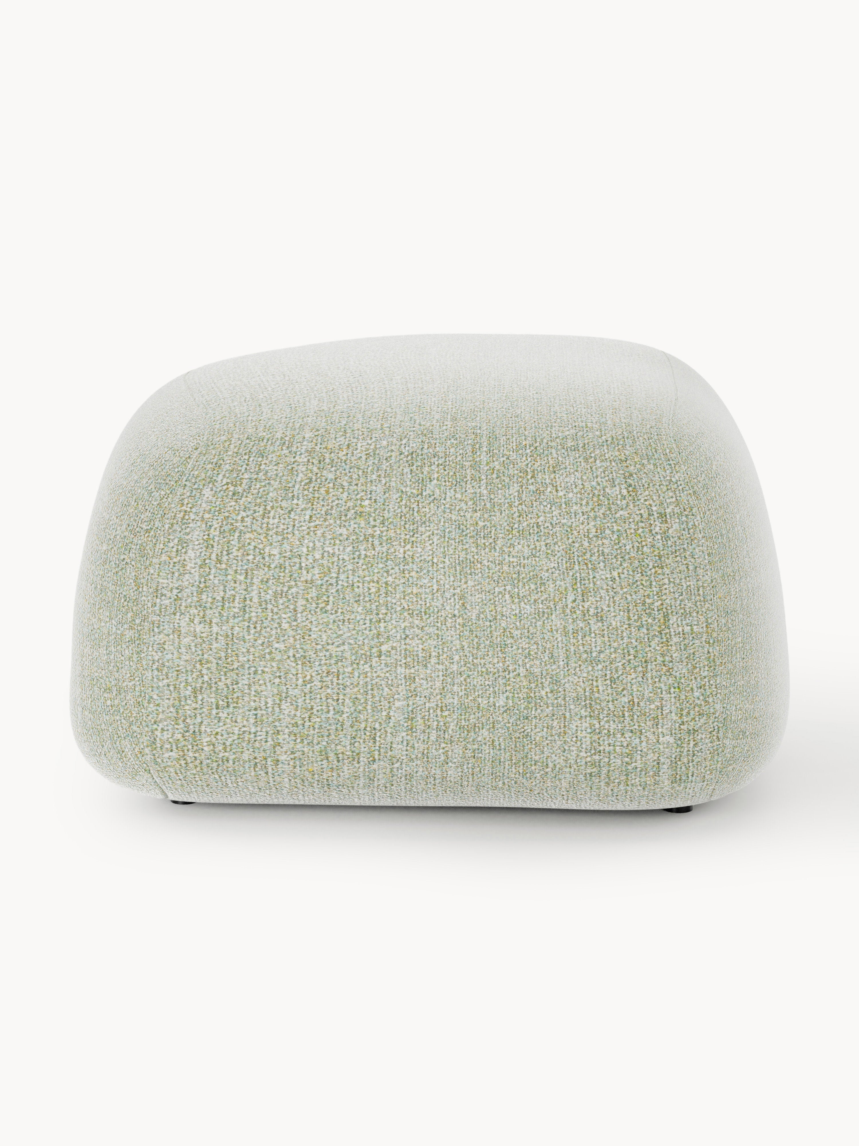 Wolke Oval Bouclé Ottoman