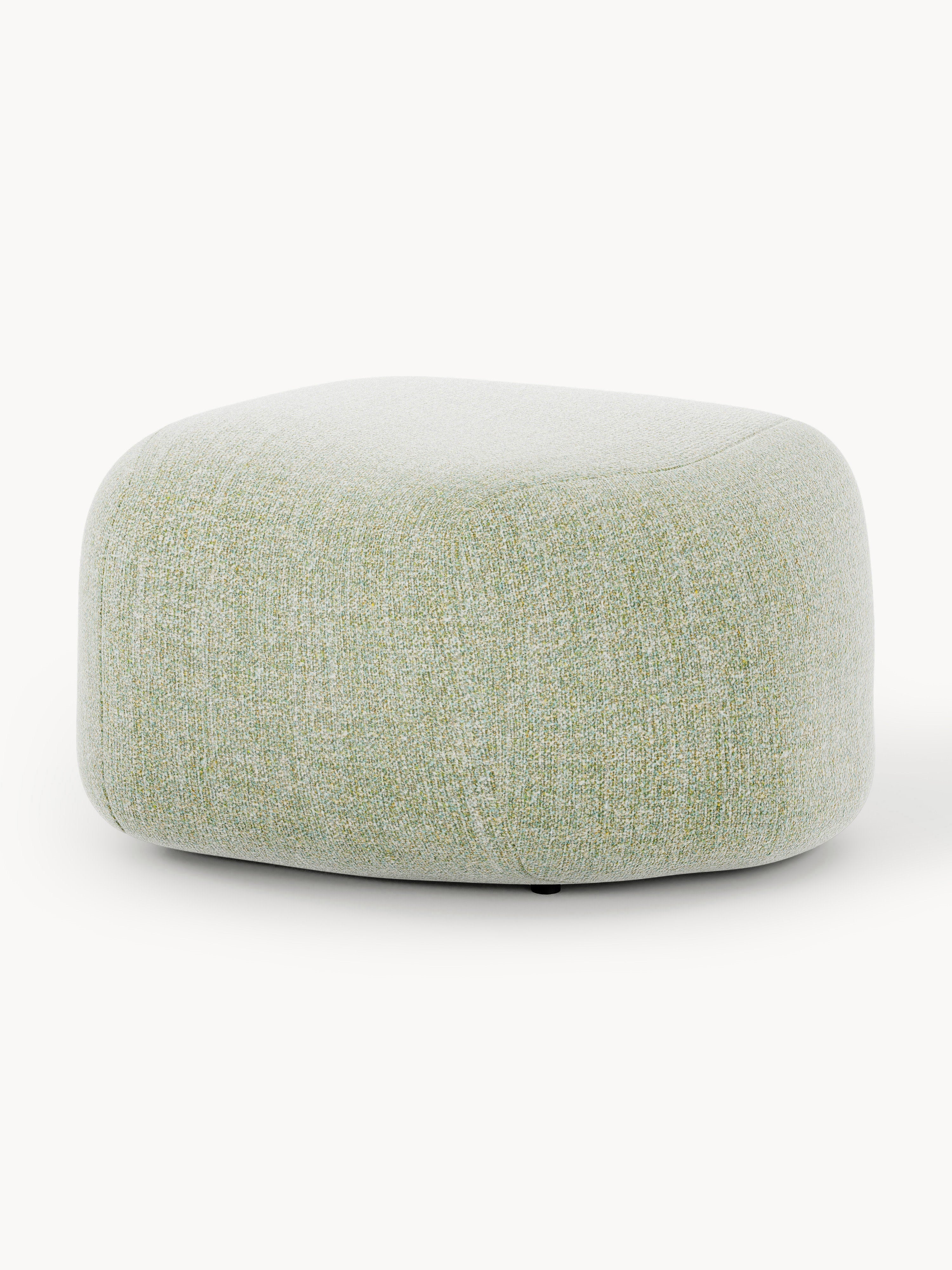 Wolke Oval Bouclé Ottoman