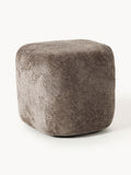 Gallery image 1 - High Teddy Bouclé Ottoman Wolke