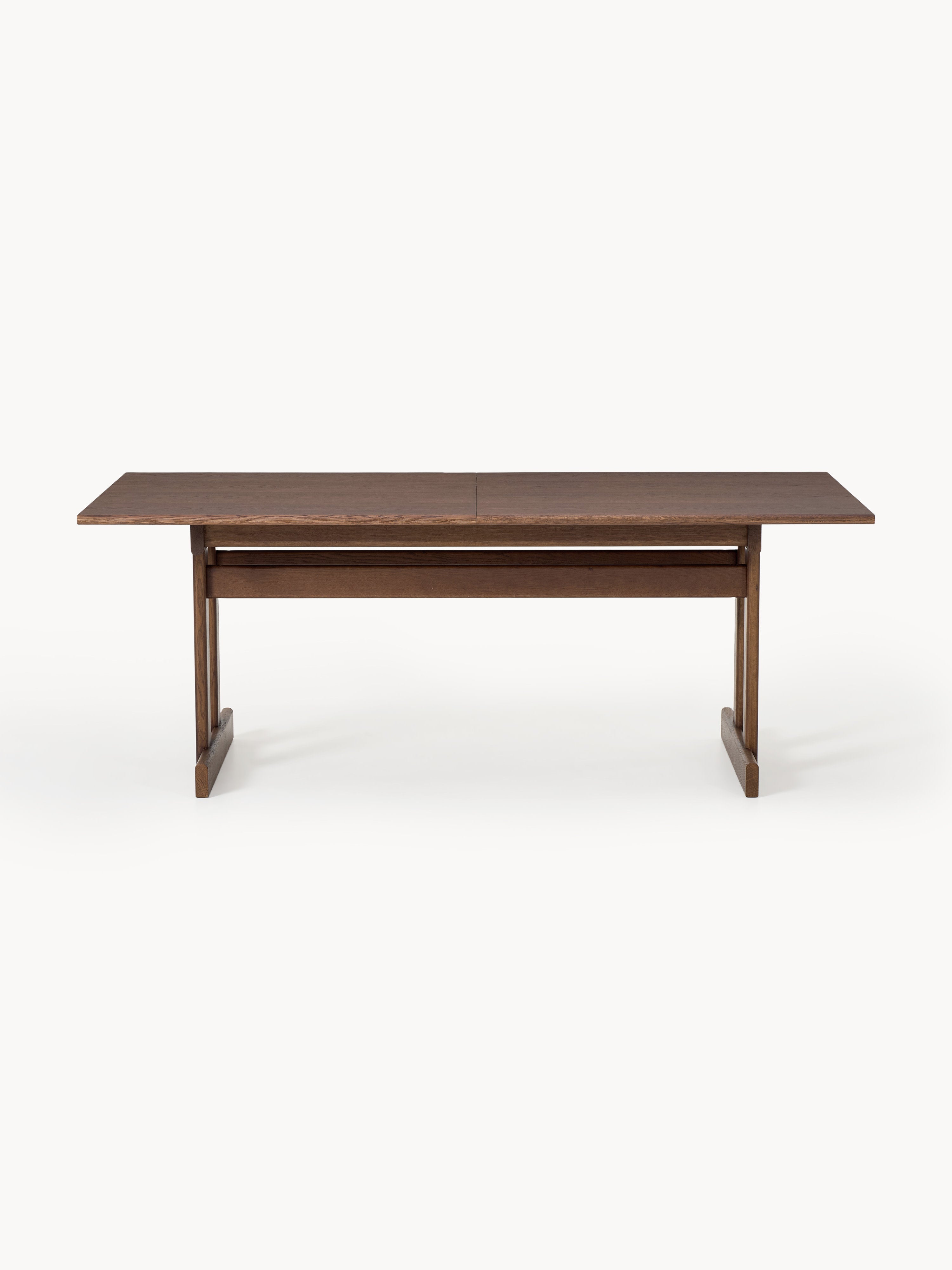 Brynn Extendable Oak Wood Dining Table, in various sizes