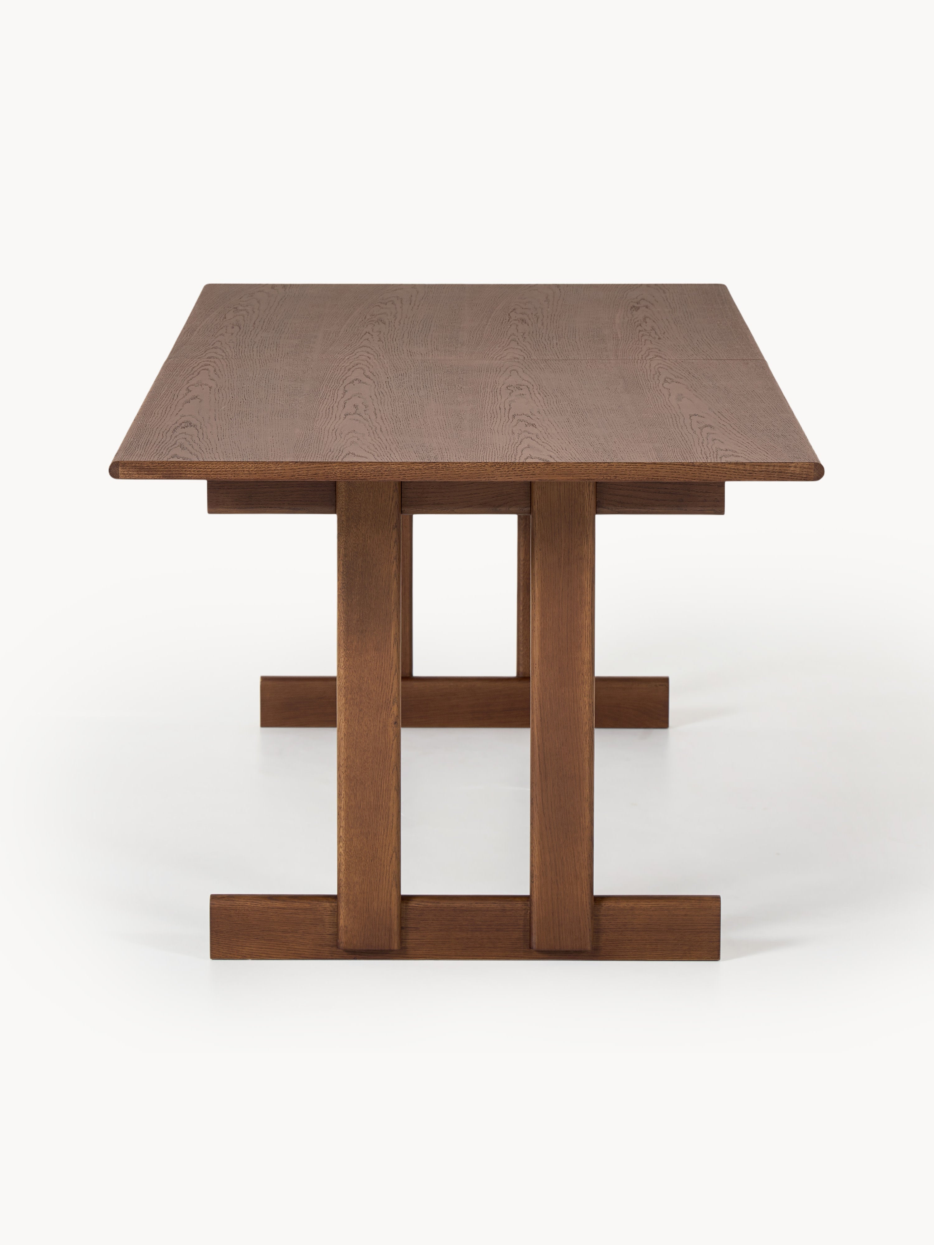 Brynn Extendable Oak Wood Dining Table, in various sizes