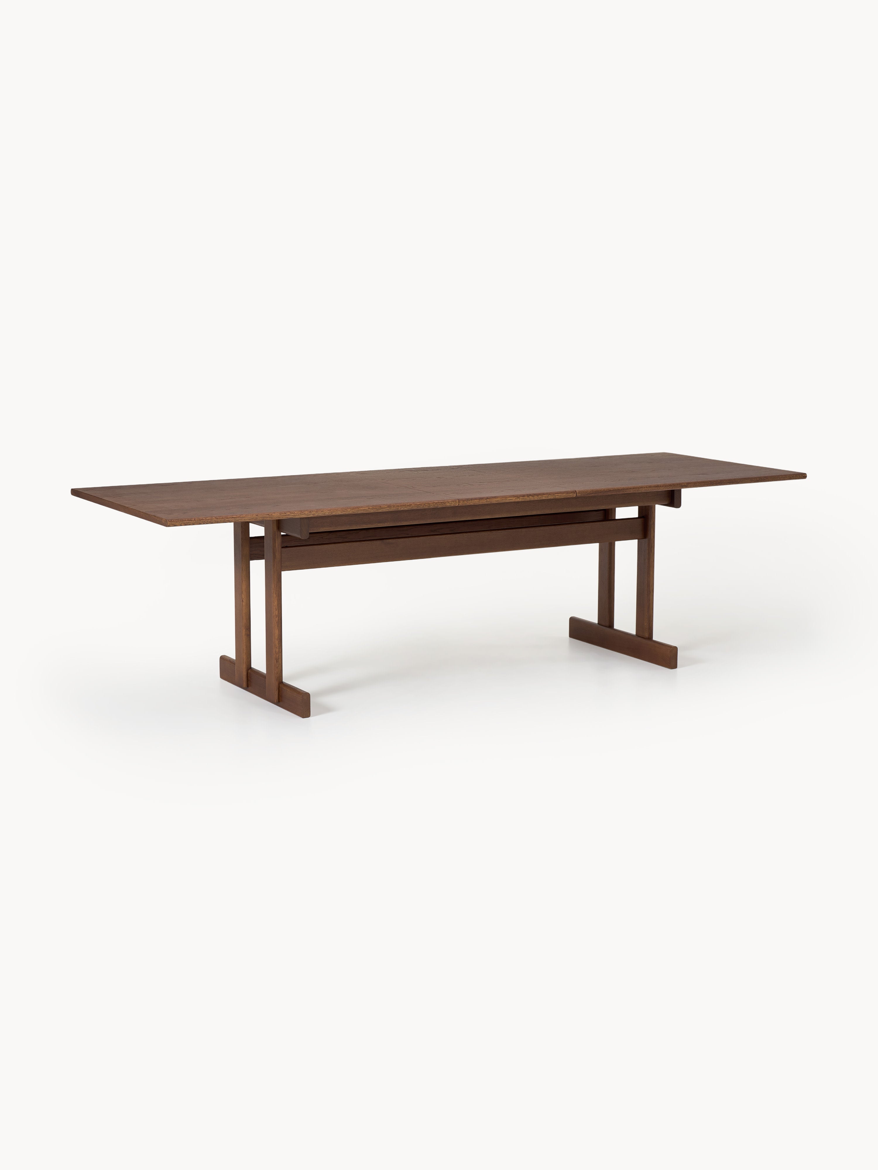 Brynn Extendable Oak Wood Dining Table, in various sizes