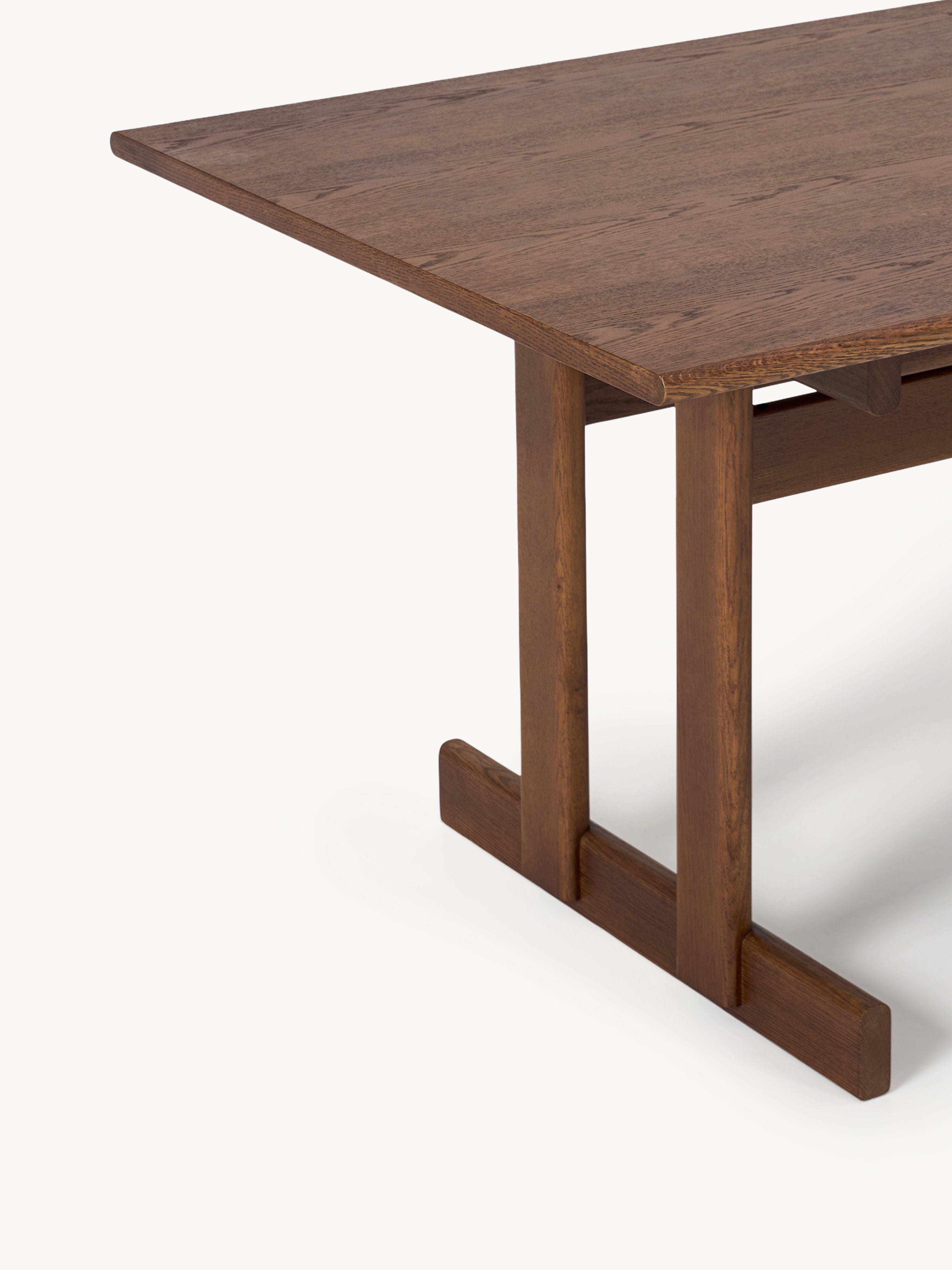 Brynn Extendable Oak Wood Dining Table, in various sizes