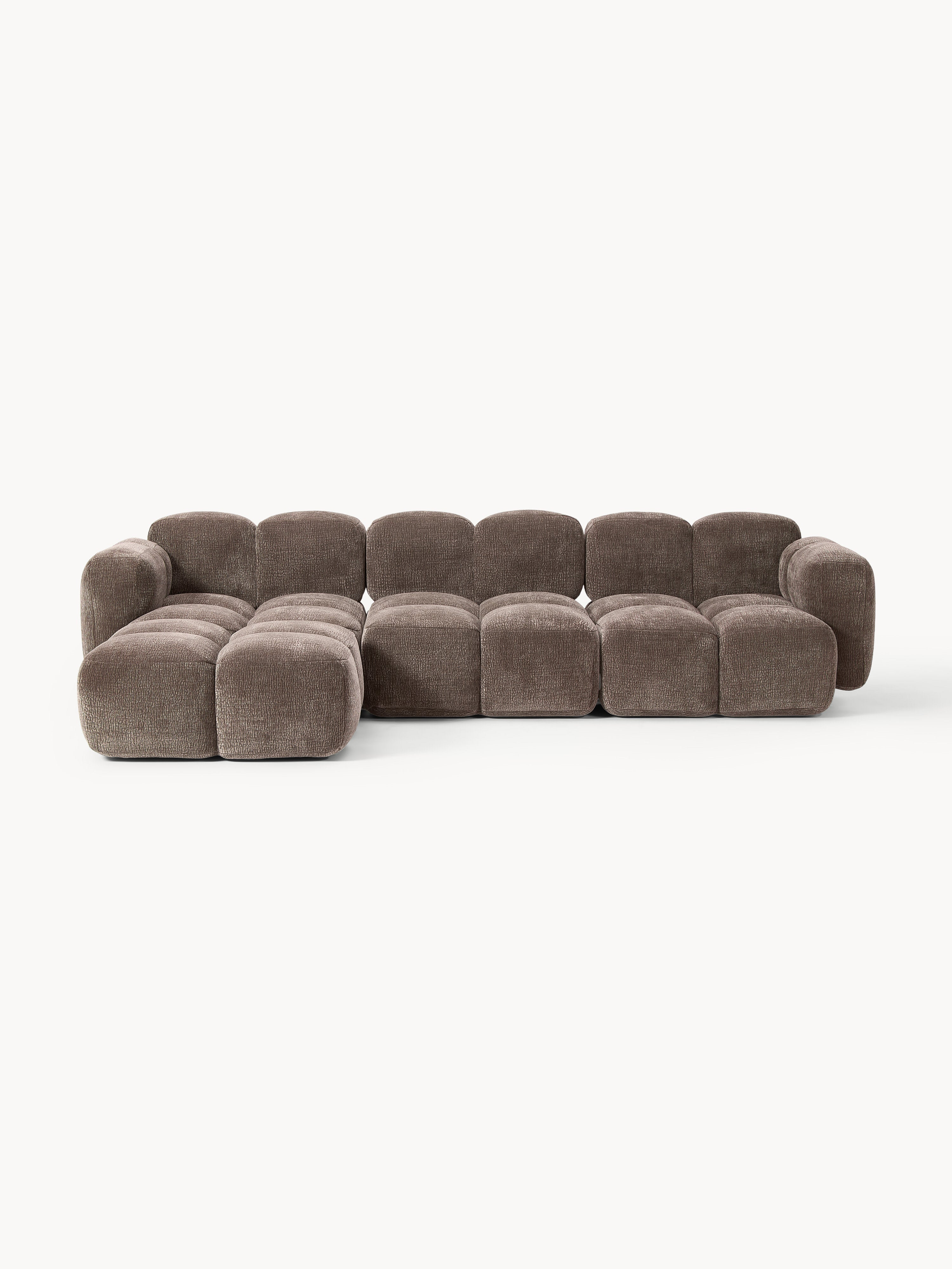 Tayla Modular Sofa (4-seater) with Ottoman (left/right)