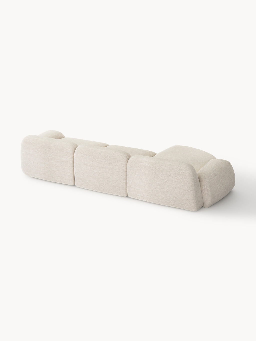 Wolke Modular Bouclé Corner Sofa (4-seater)
