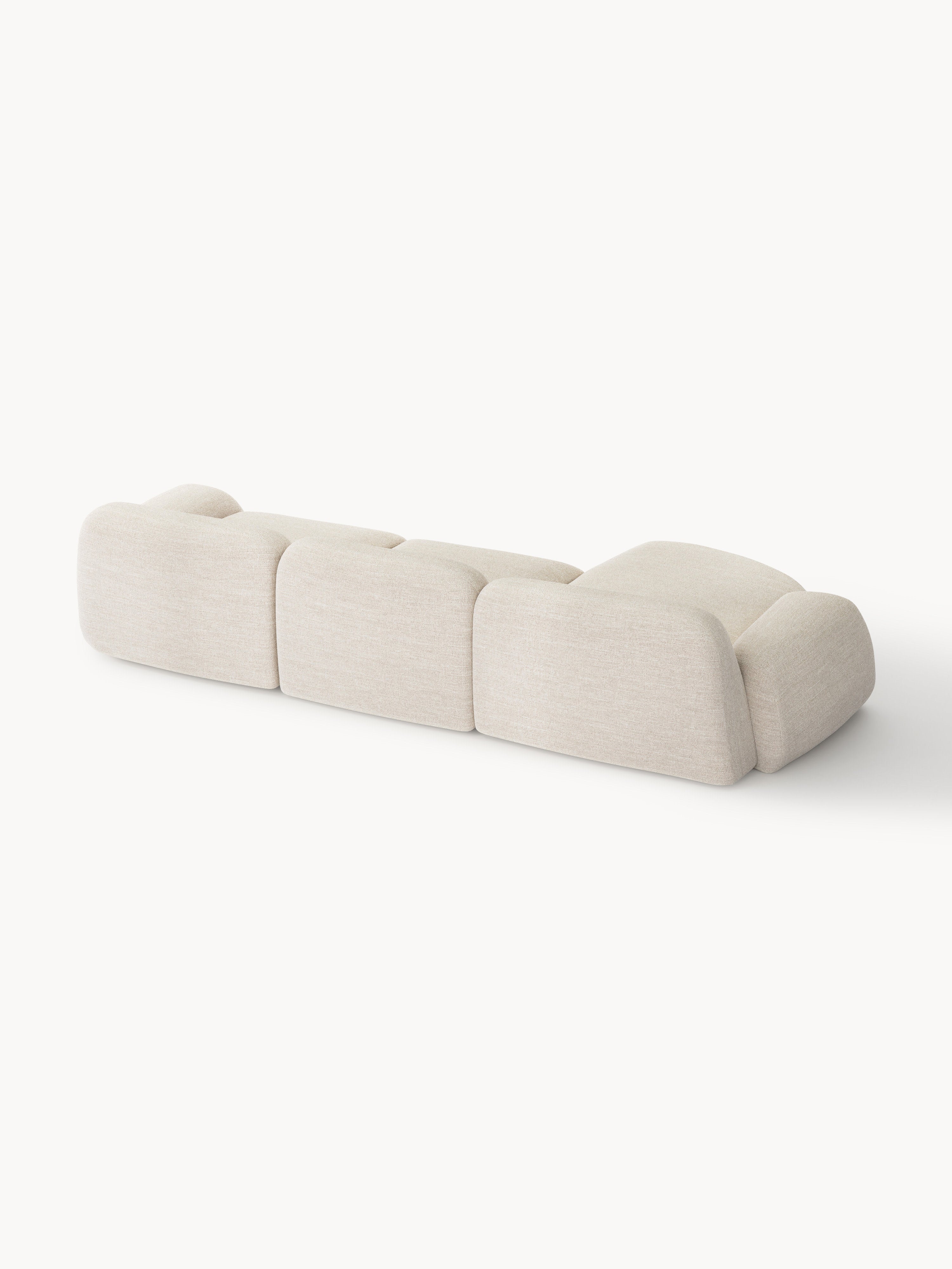 Wolke Modular Bouclé Corner Sofa (4-seater)
