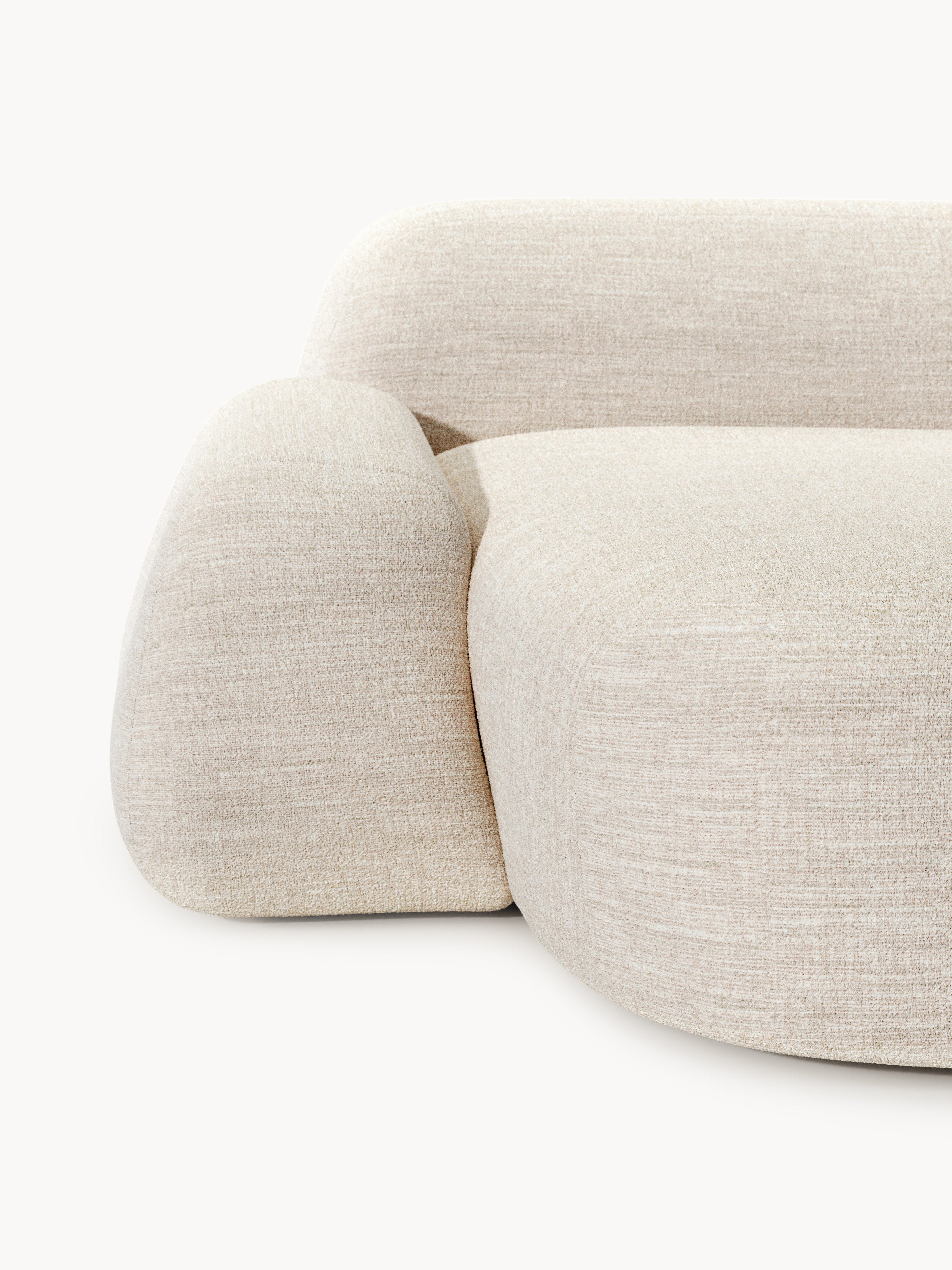 Wolke Modular Bouclé Corner Sofa (4-seater)