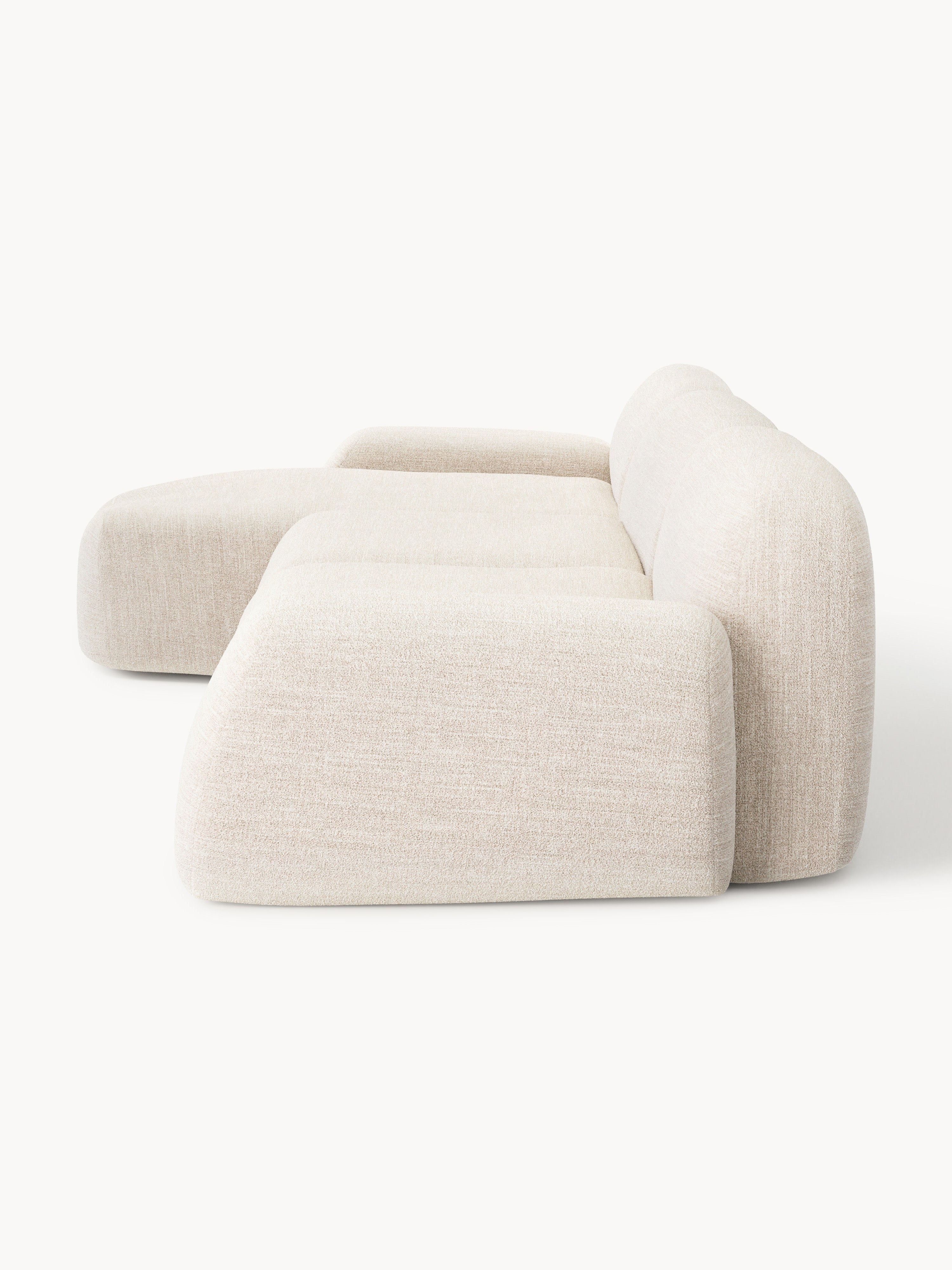 Wolke Modular Bouclé Corner Sofa (4-seater)