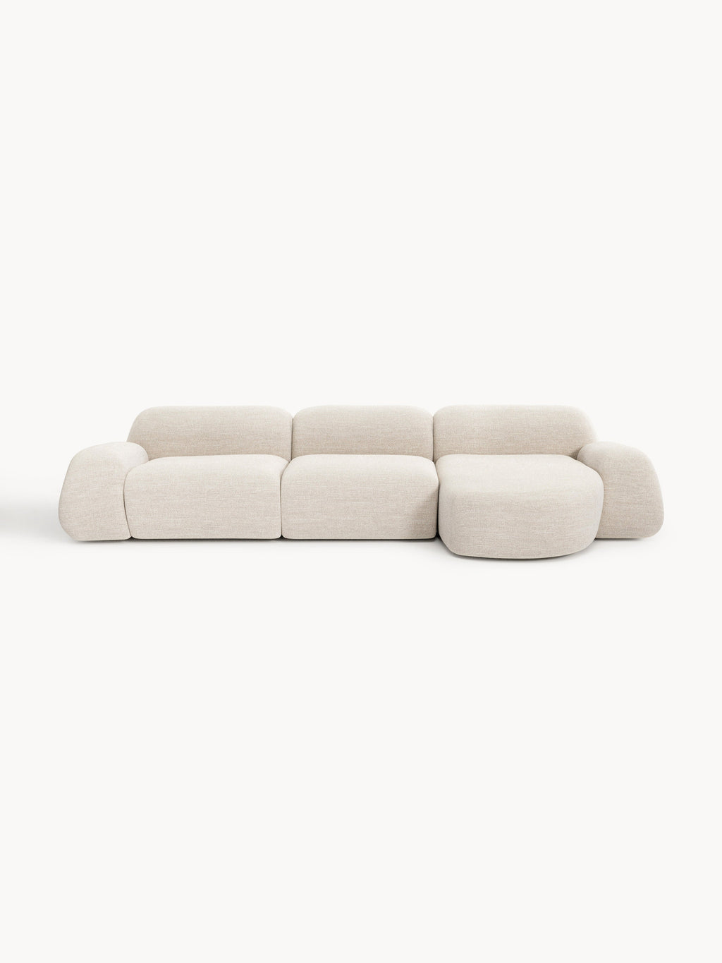 Wolke Modular Bouclé Corner Sofa (4-seater)