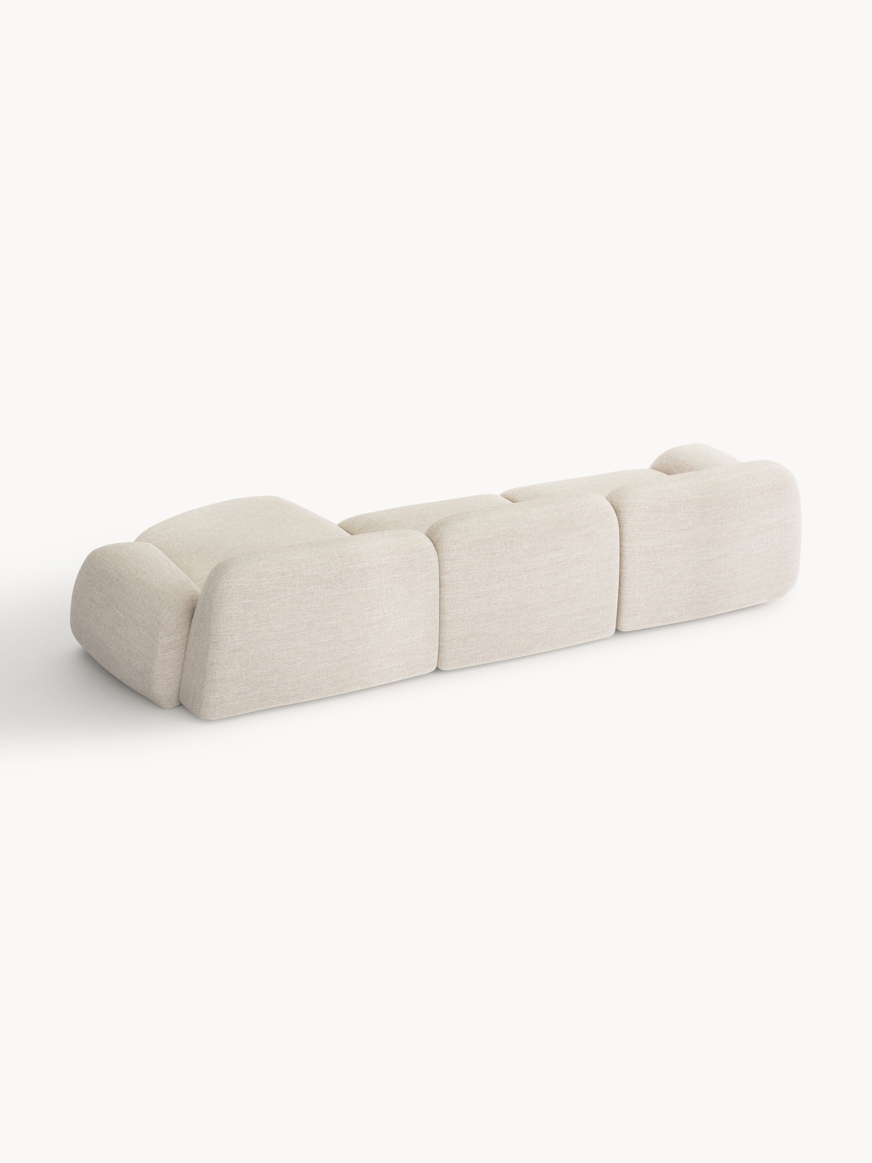 Wolke Modular Bouclé Corner Sofa (4-seater)