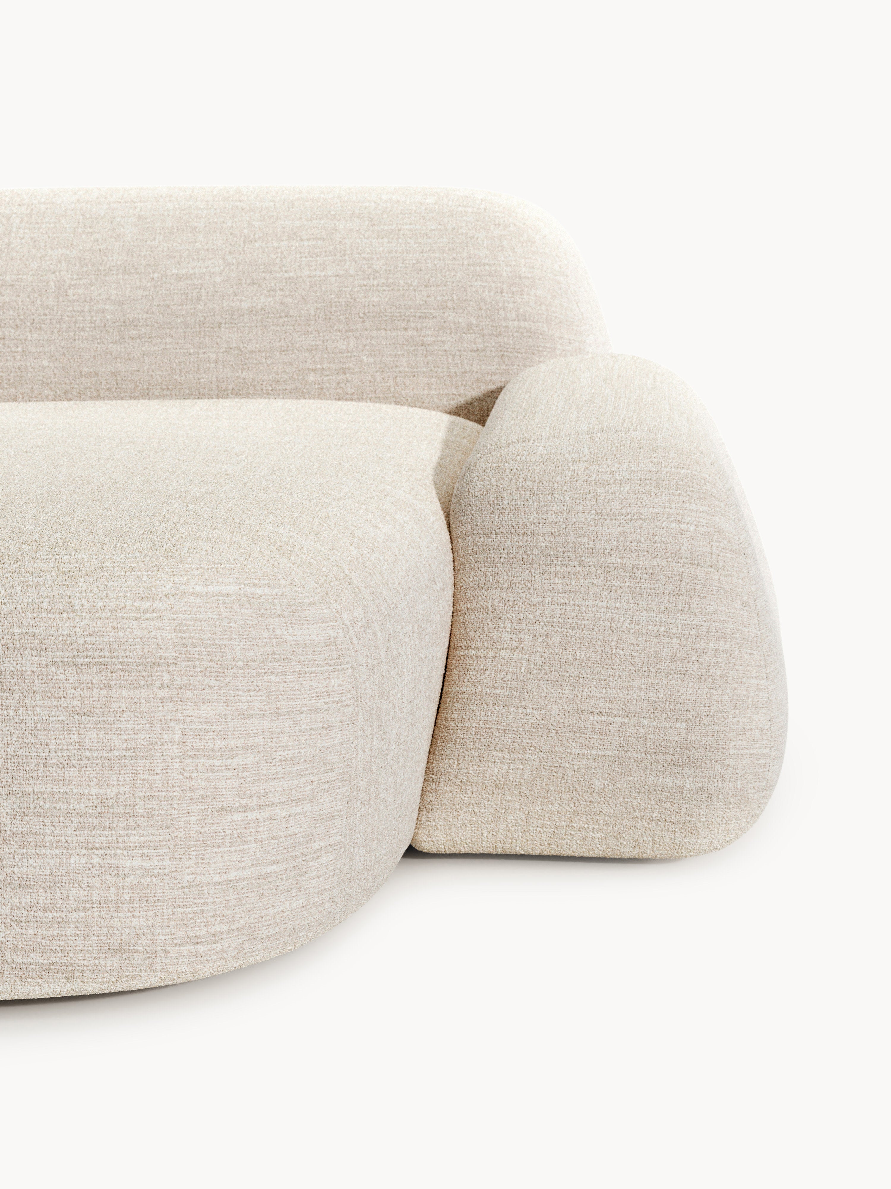 Wolke Modular Bouclé Corner Sofa (4-seater)