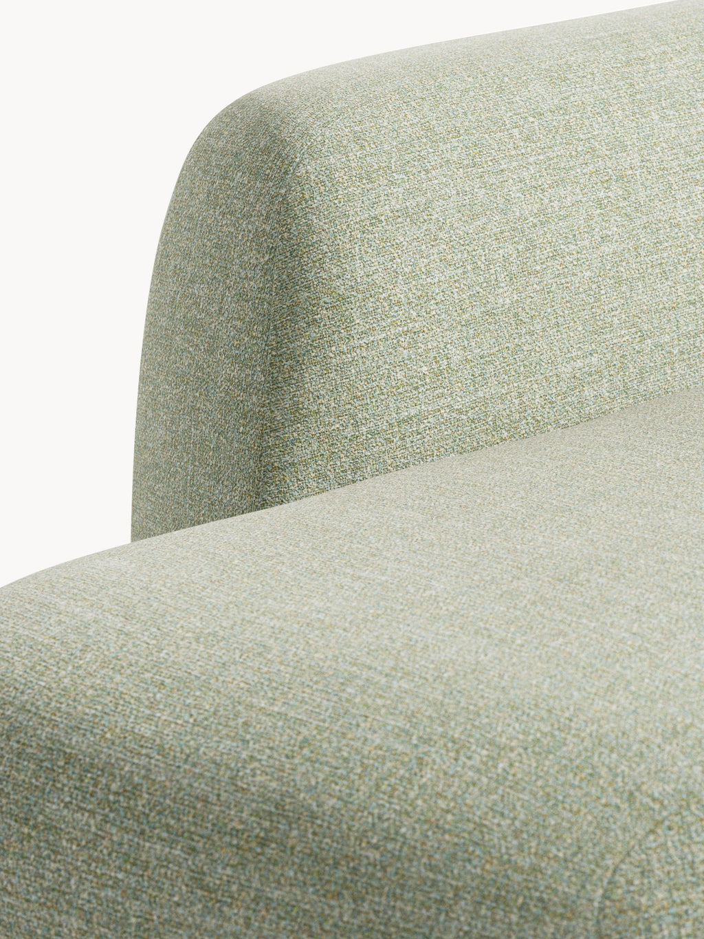 Wolke Modular Bouclé Corner Sofa (4-seater) with Chaise End