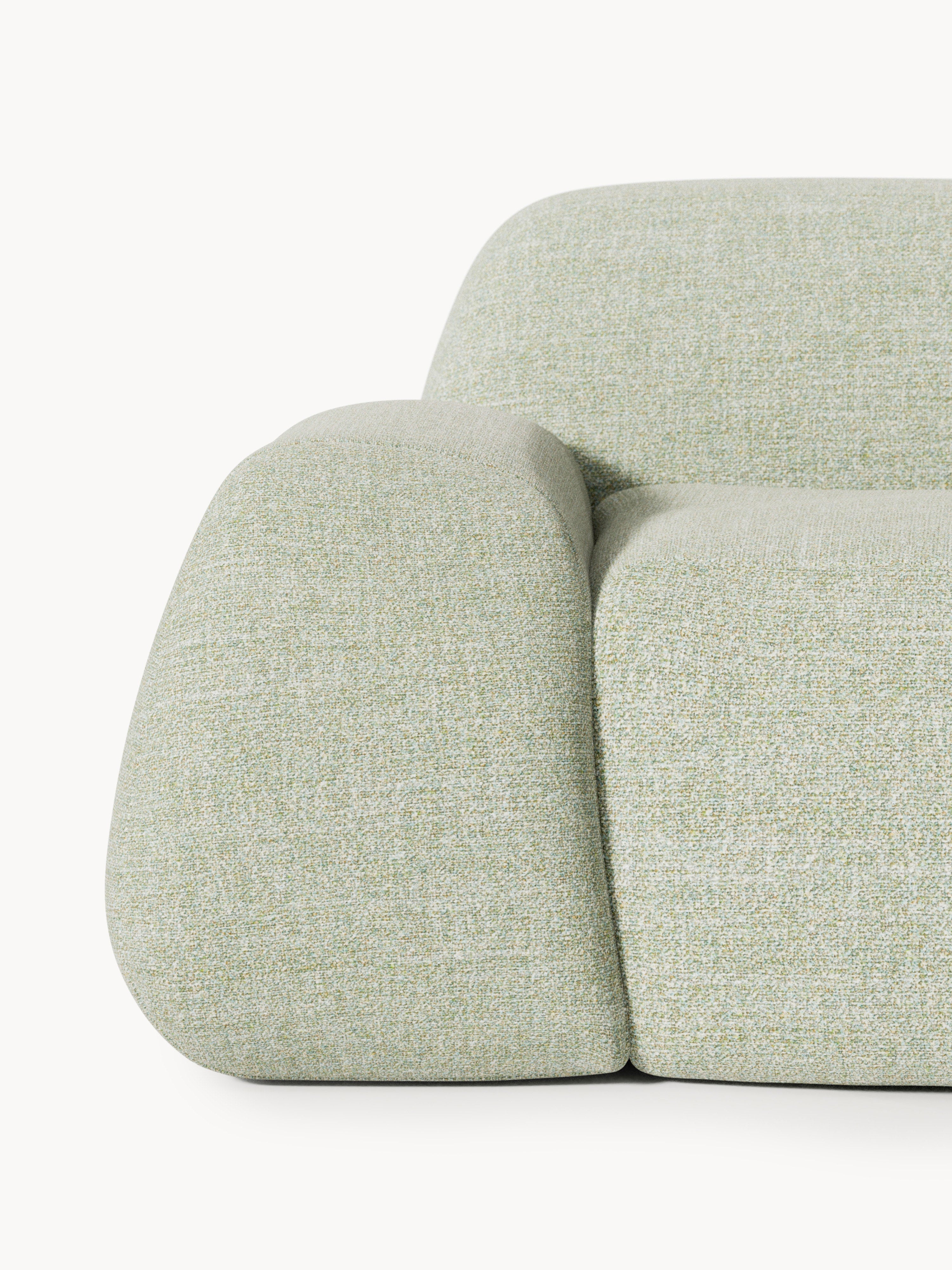 Wolke Modular Bouclé Corner Sofa (4-seater) with Chaise End