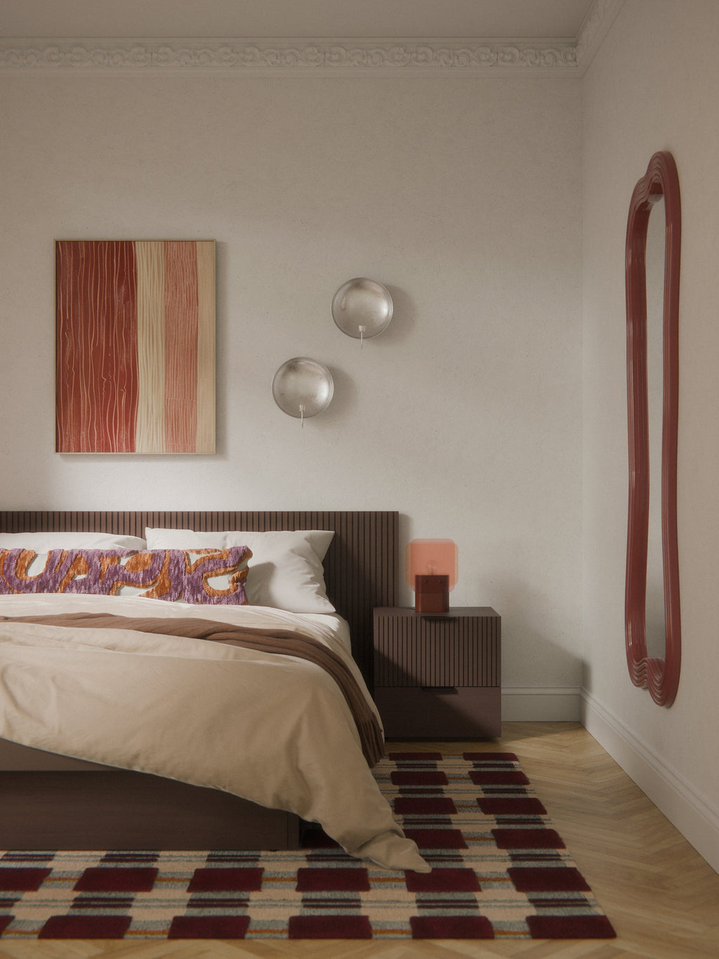 Sato Wooden Bedside Table
