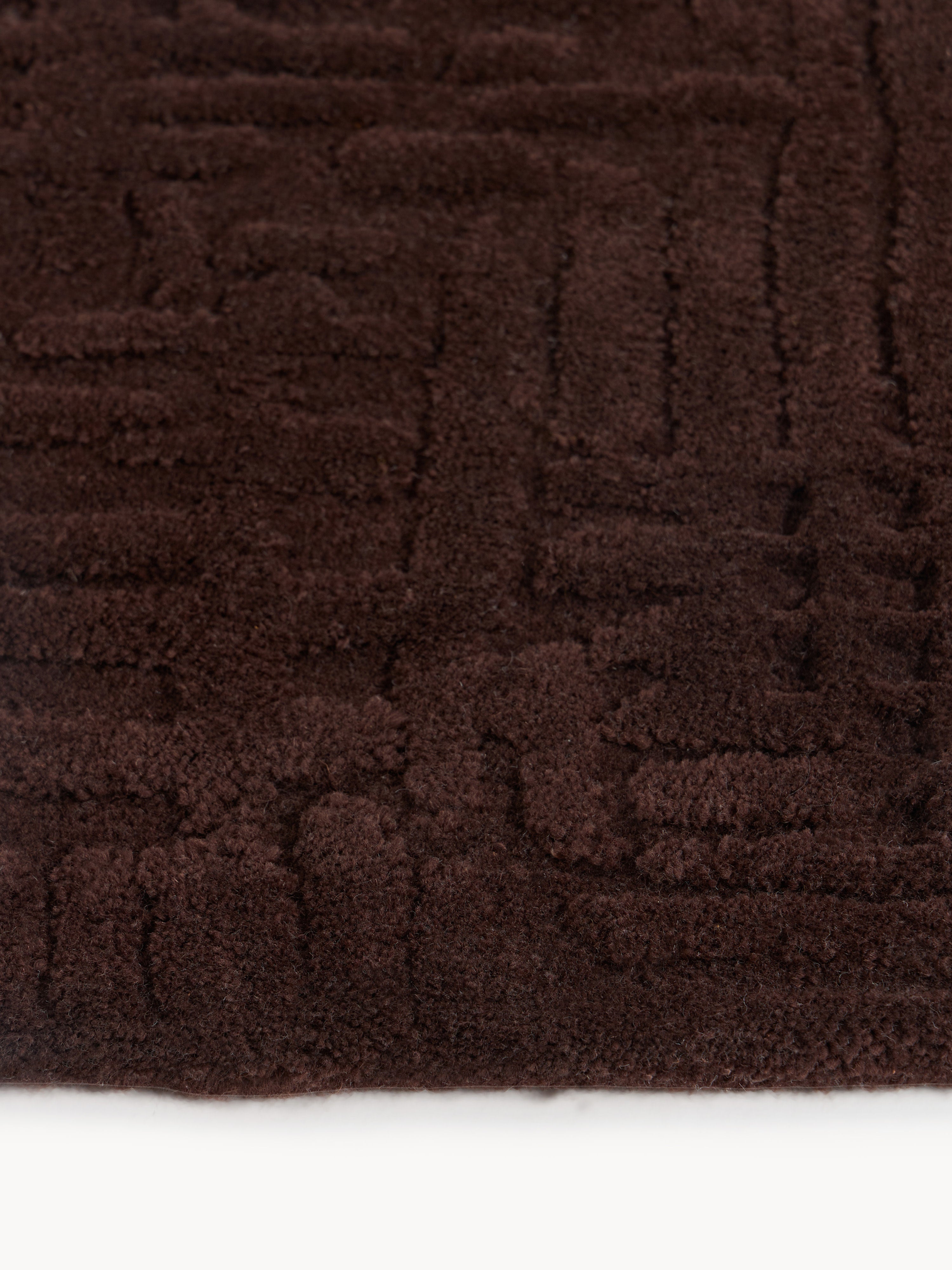 Merima High-Low Wool Rug, Hand-Tufted