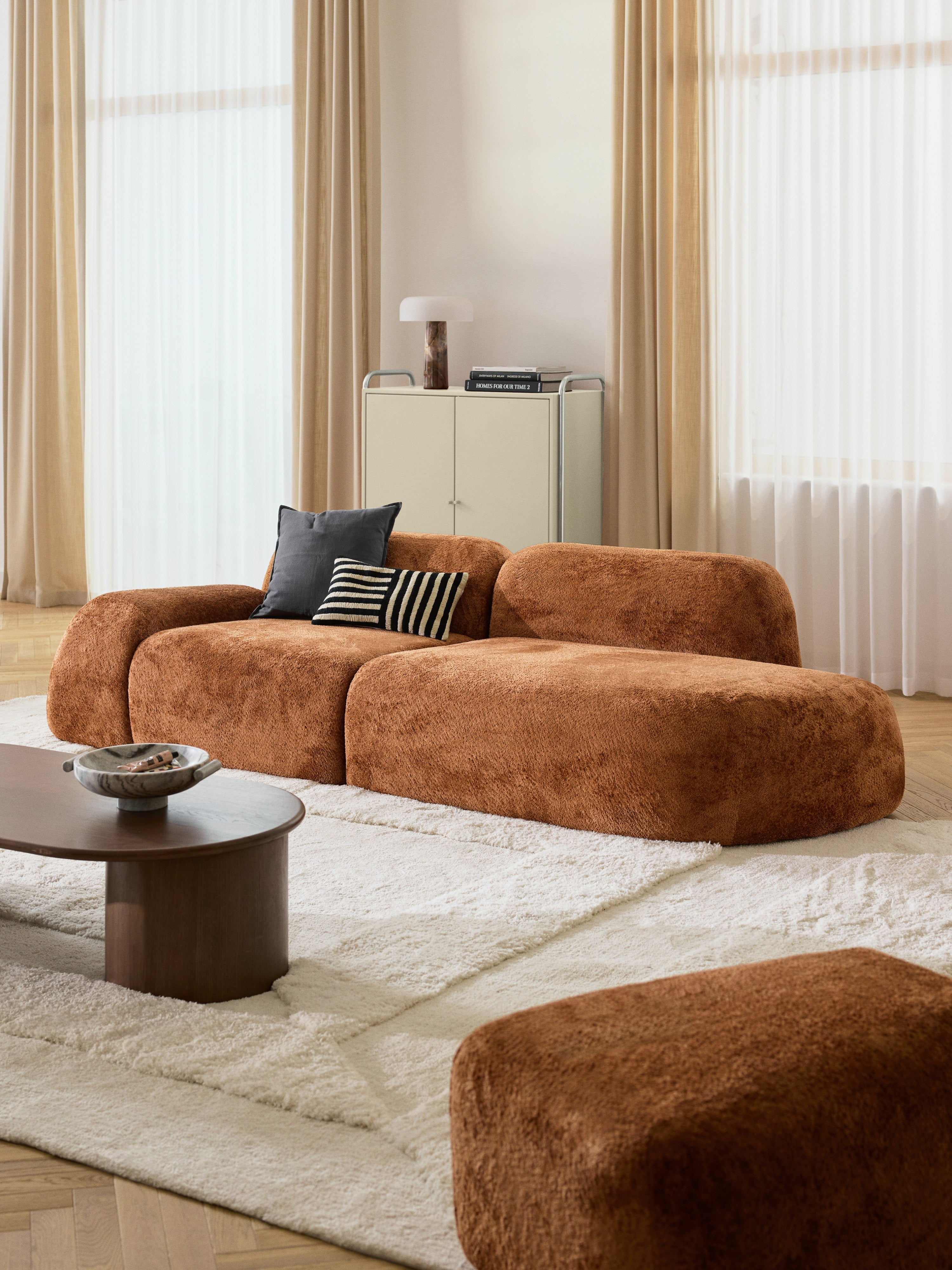 Wolke Teddy Bouclé Chaise Module